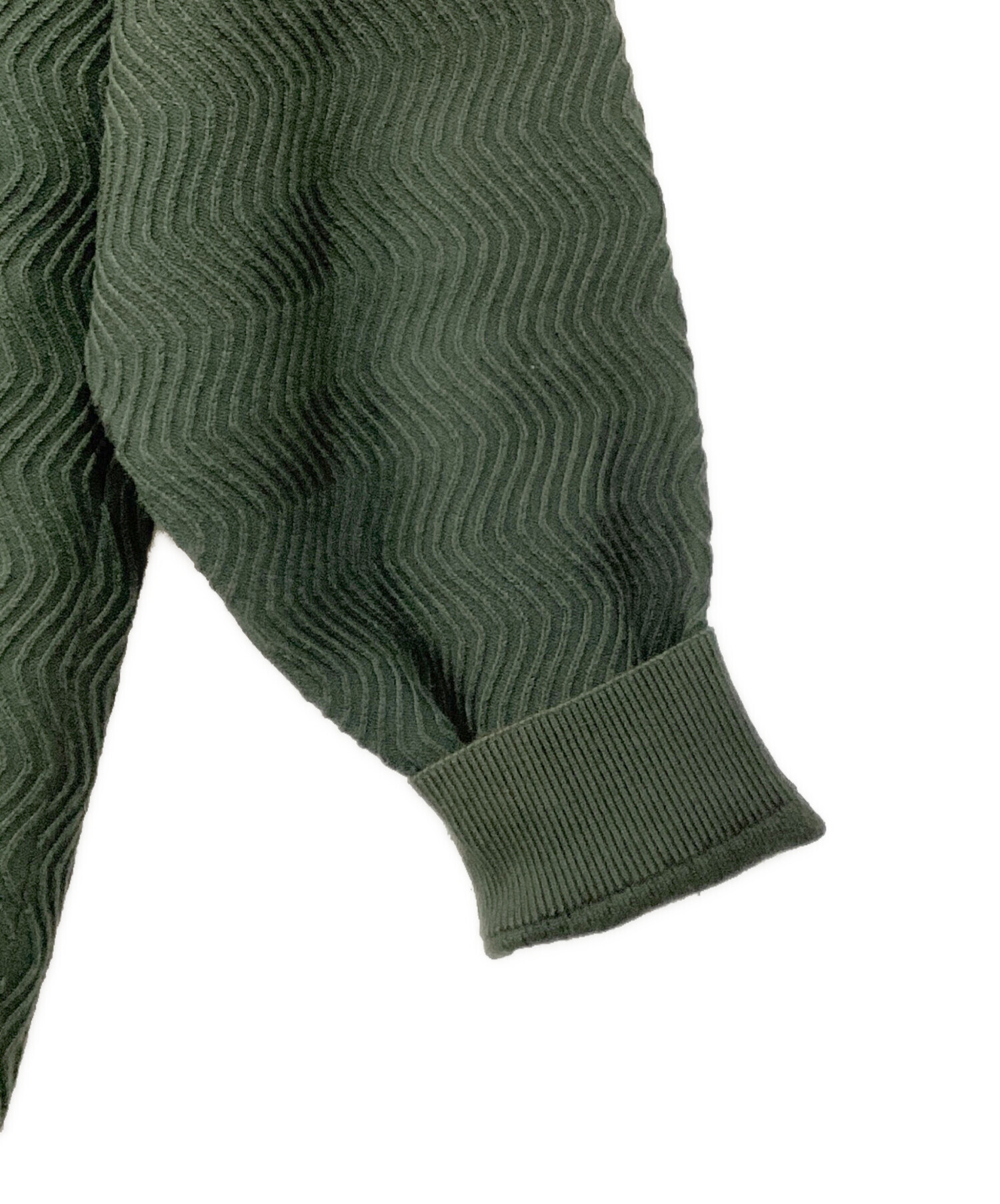 中古・古着通販】Dime (ダイム) Wave Knit Sweater グリーン サイズ:S