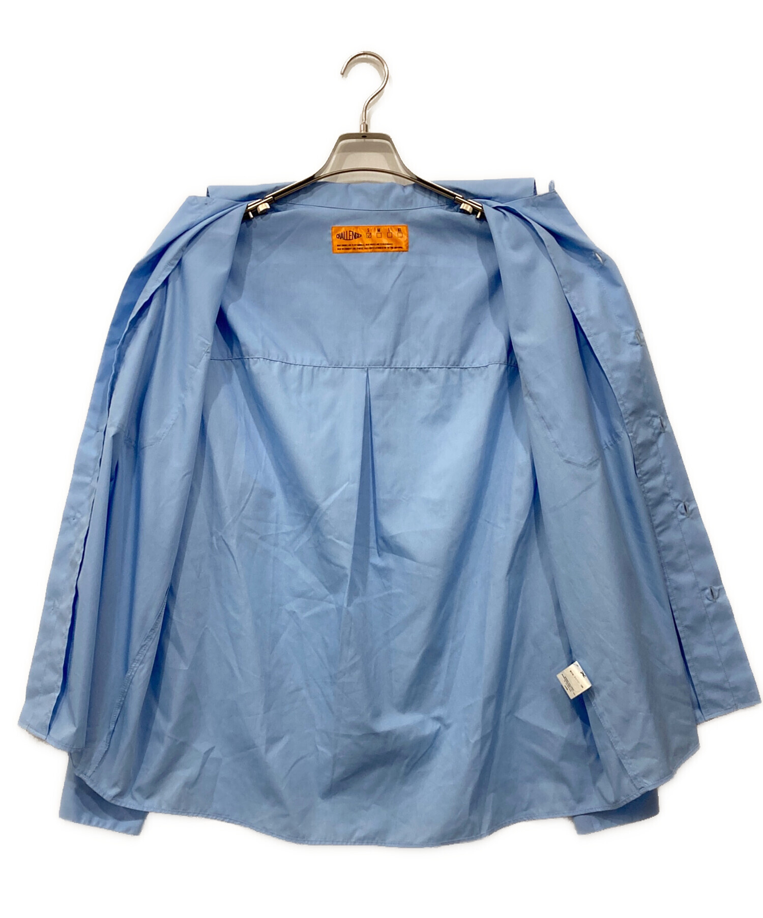 Challenger ワークシャツ ライトブルー 中古・古着通販】CHALLENGER (チャレンジャー) ワークシャツ ブルー