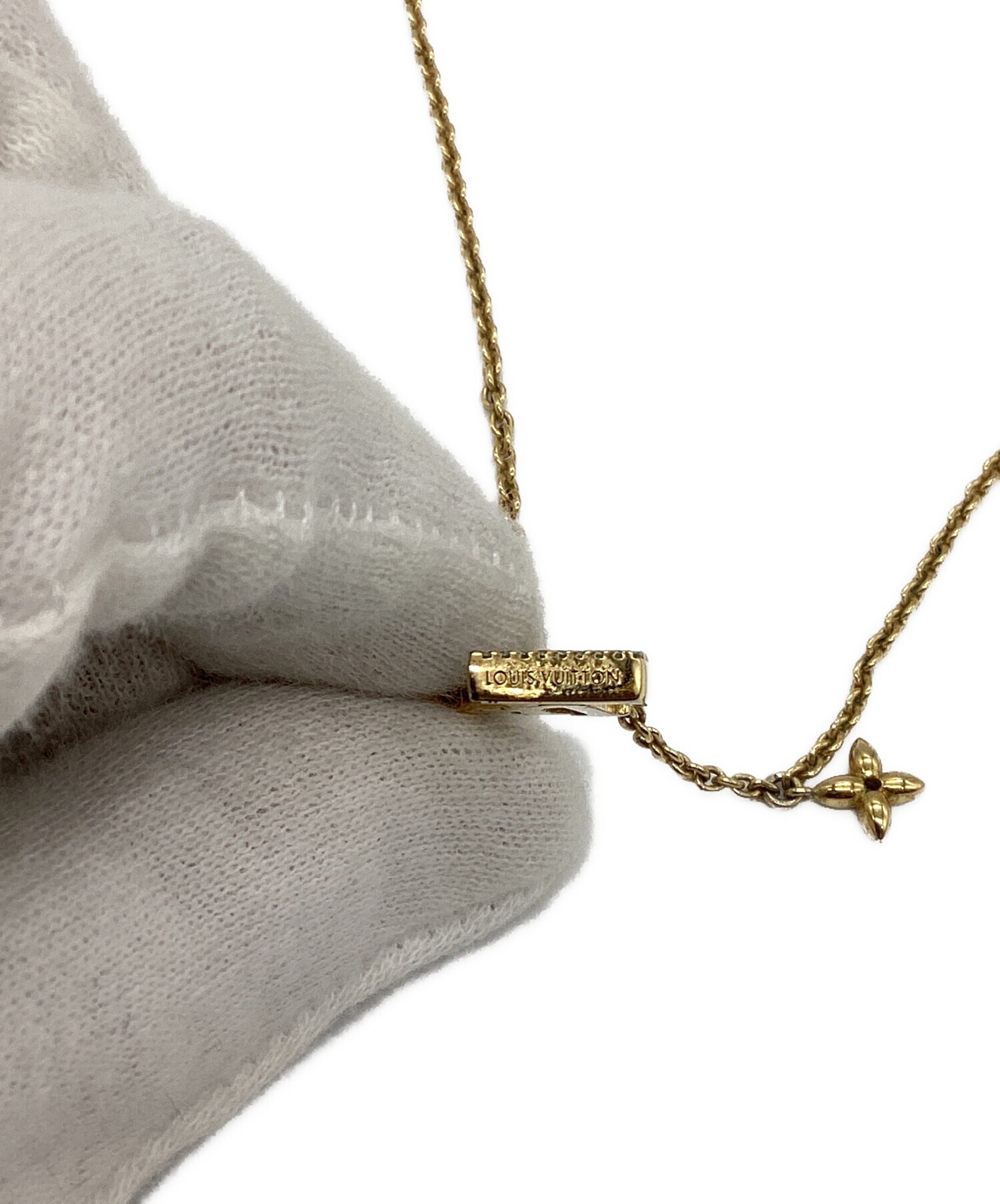 中古・古着通販】LOUIS VUITTON (ルイ ヴィトン) ネックレス・LV アイ