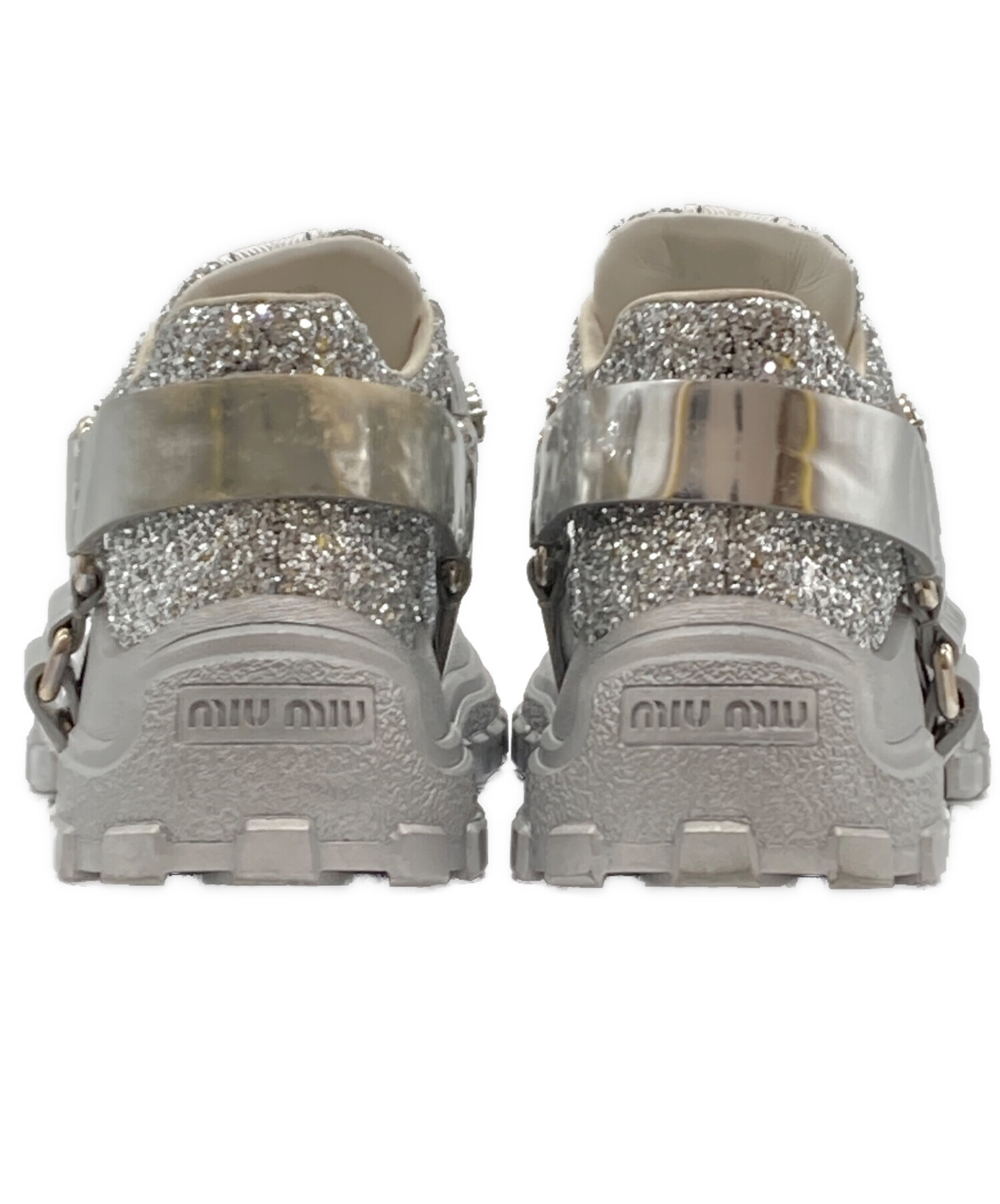 中古・古着通販】MIU MIU (ミュウミュウ) ラメグリッター ビジュー