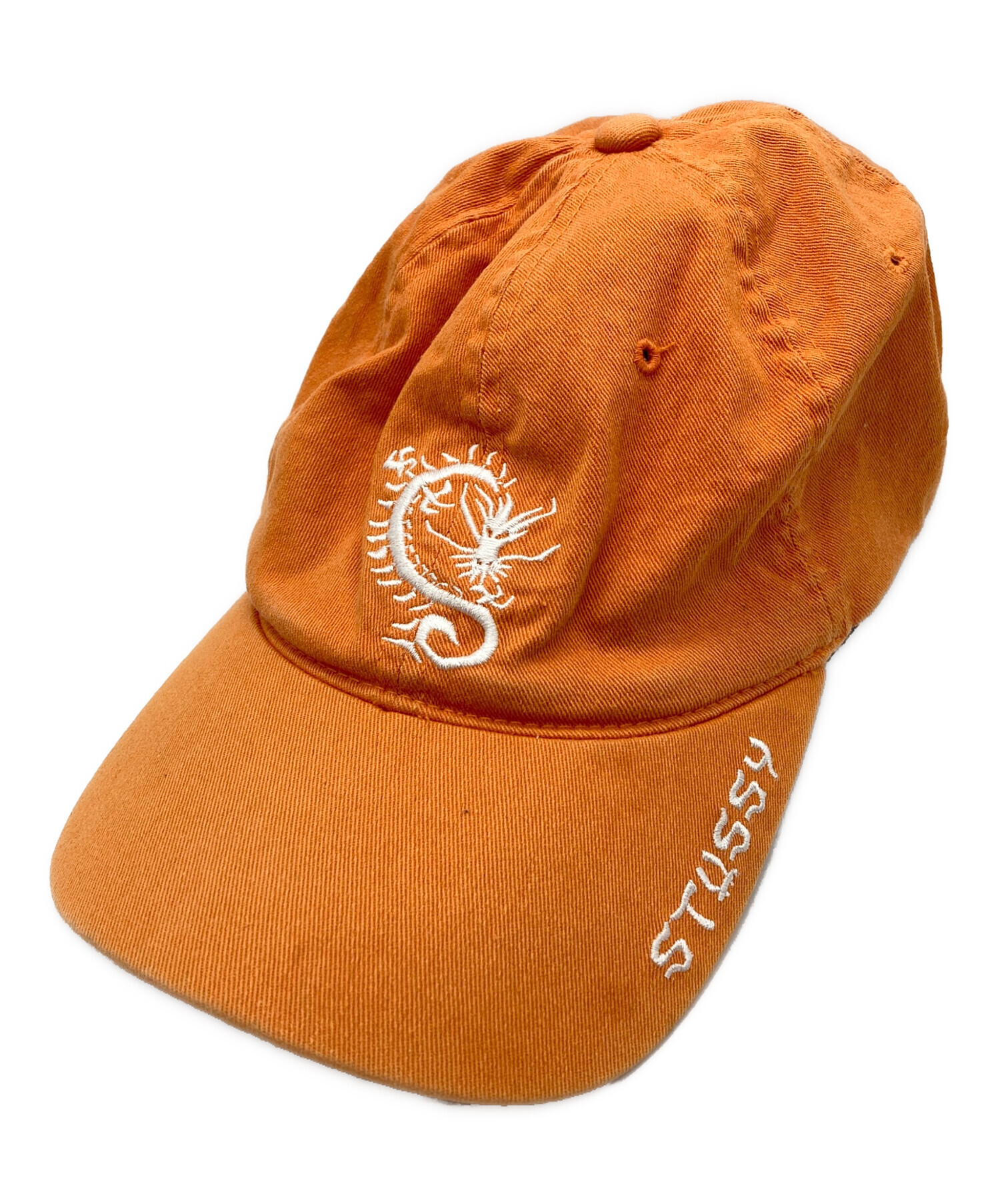 中古・古着通販】stussy (ステューシー) 90's ドラゴン刺繍キャップ