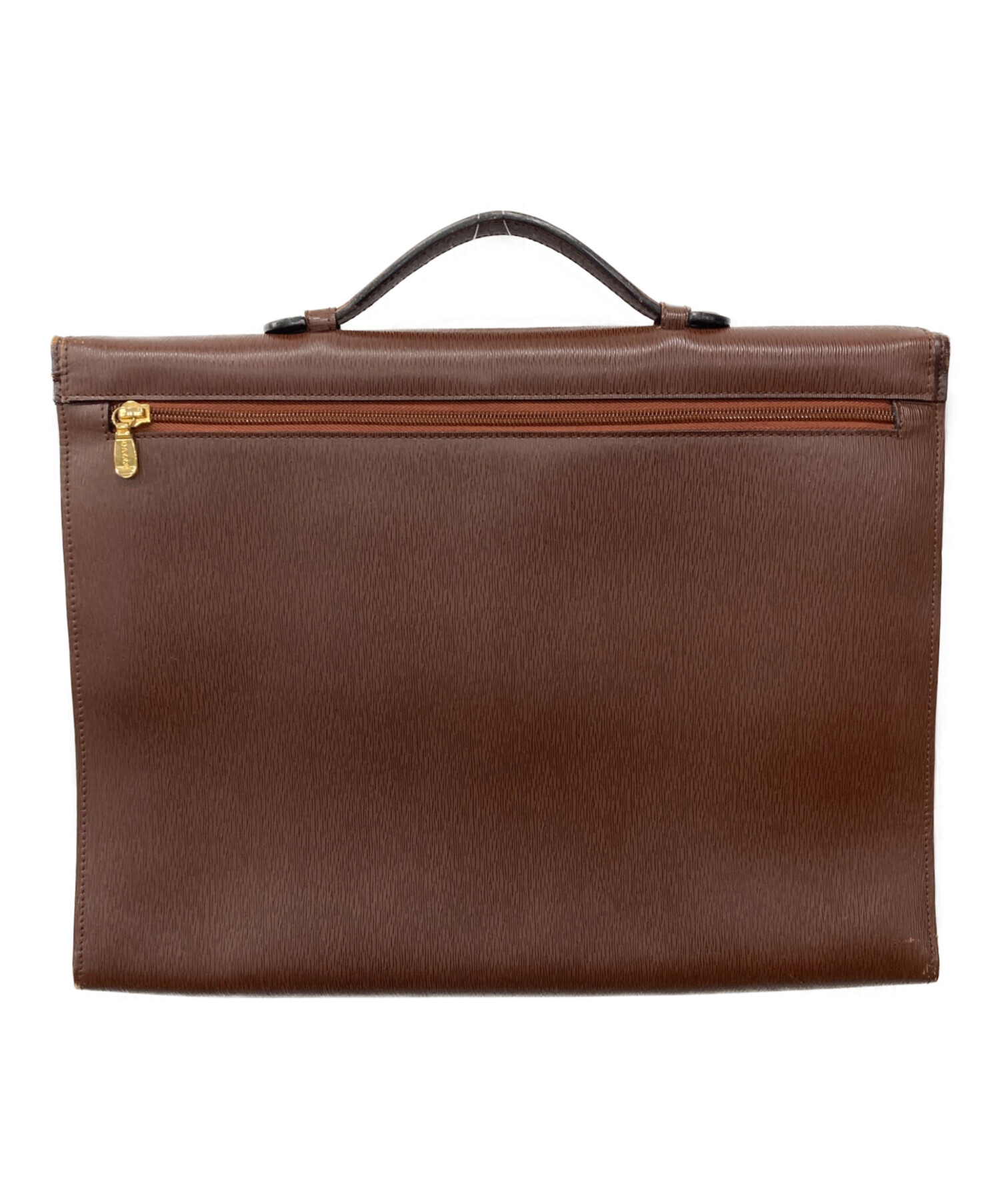 中古・古着通販】BALLY (バリー) レザーブリーフケース ブラウン