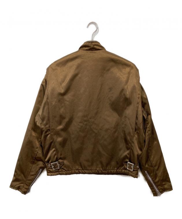 ブラウン ショット シングルライダース 美品 ブラウン SCHOTT シングル