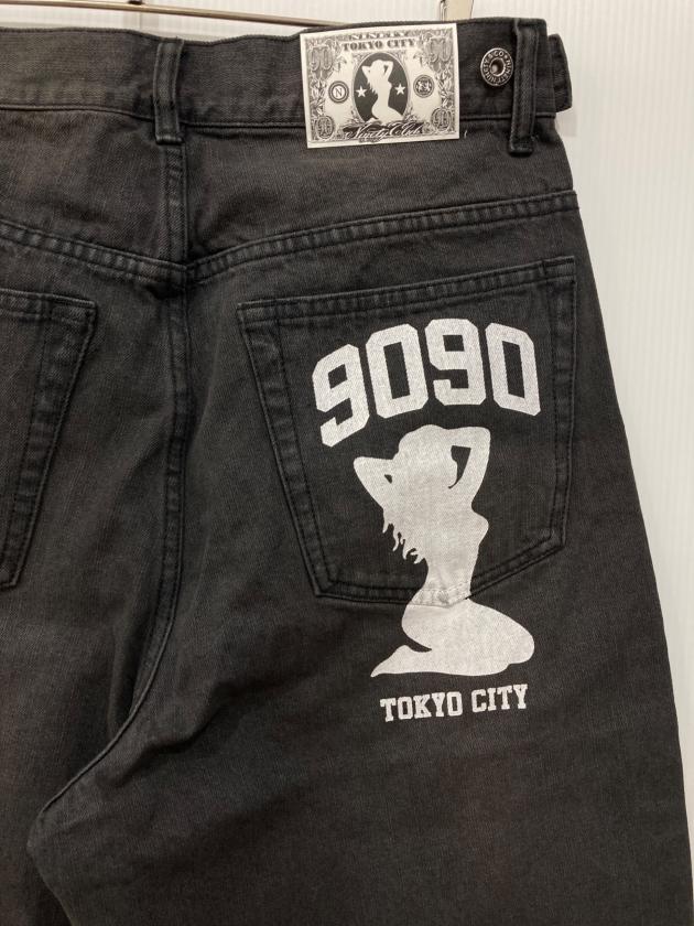 9090デニム即完売品！ 中古・古着通販】9090 (9090) デニムパンツ ブラック サイズ:M