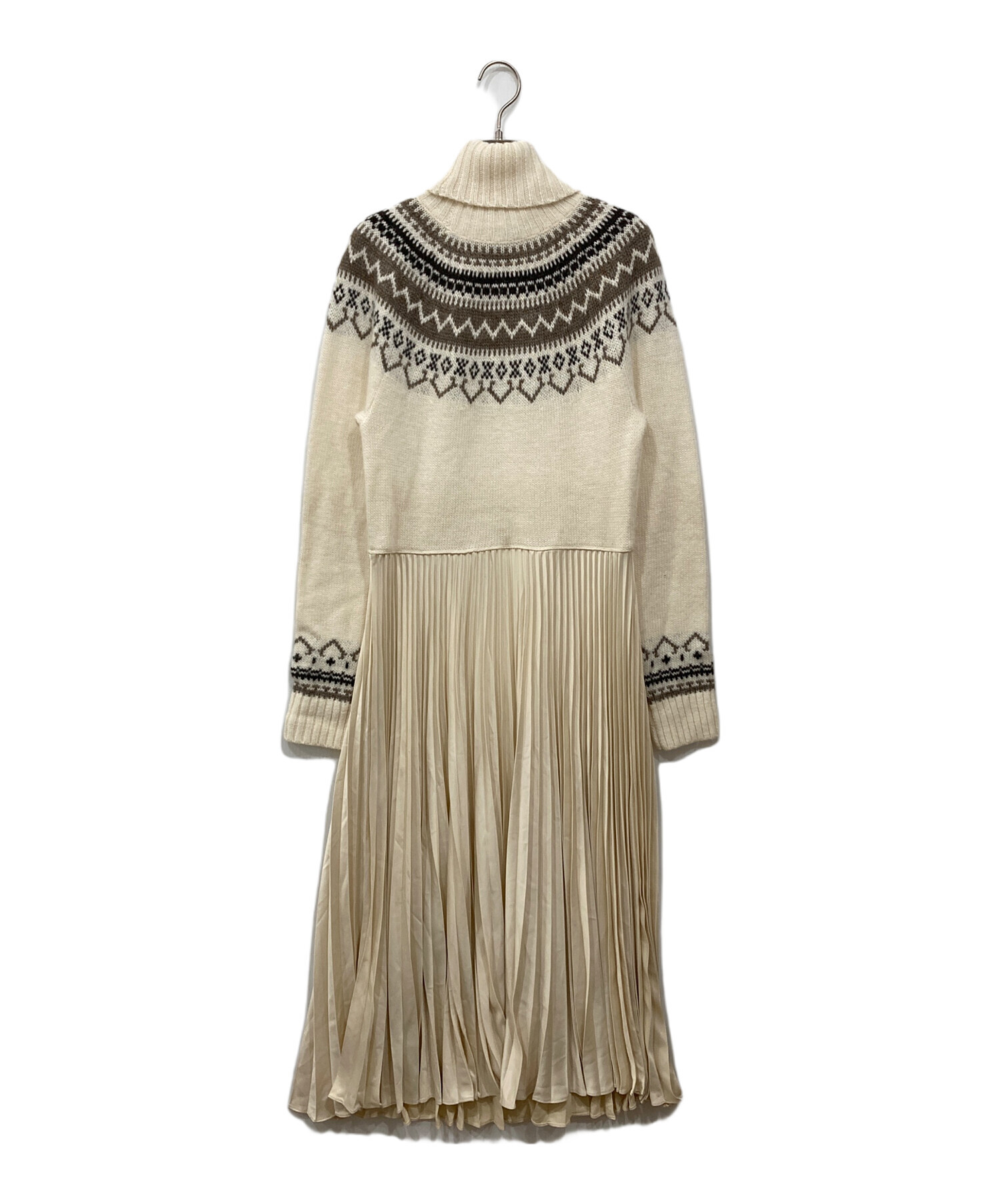 LAUREN RALPH LAURENリブニットワンピ ローレン ラルフローレン 中古・古着通販】POLO RALPH LAUREN (ポロ・ラルフローレン) 切替
