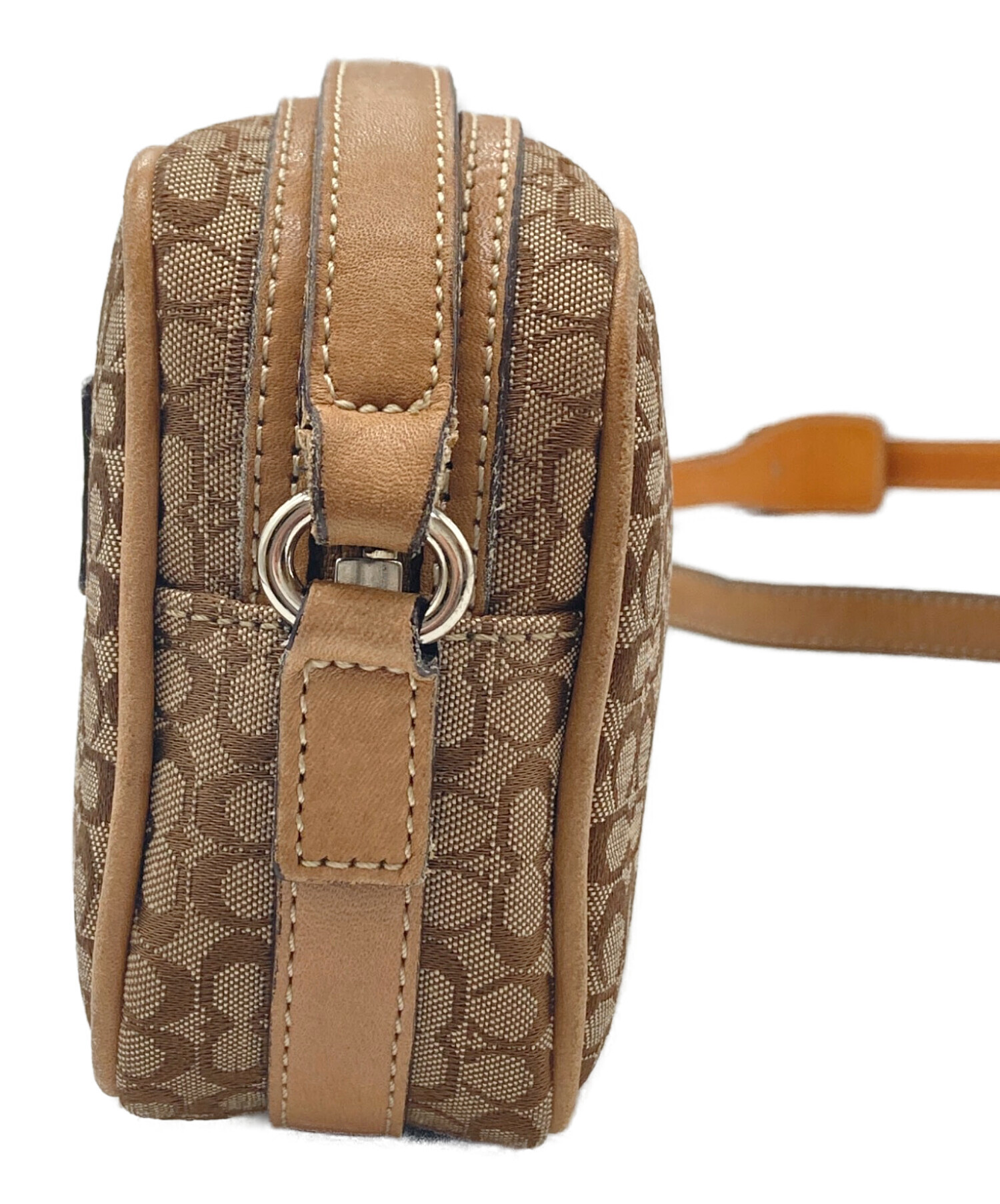 中古・古着通販】COACH (コーチ) ショルダーバッグ ベージュ｜ブランド