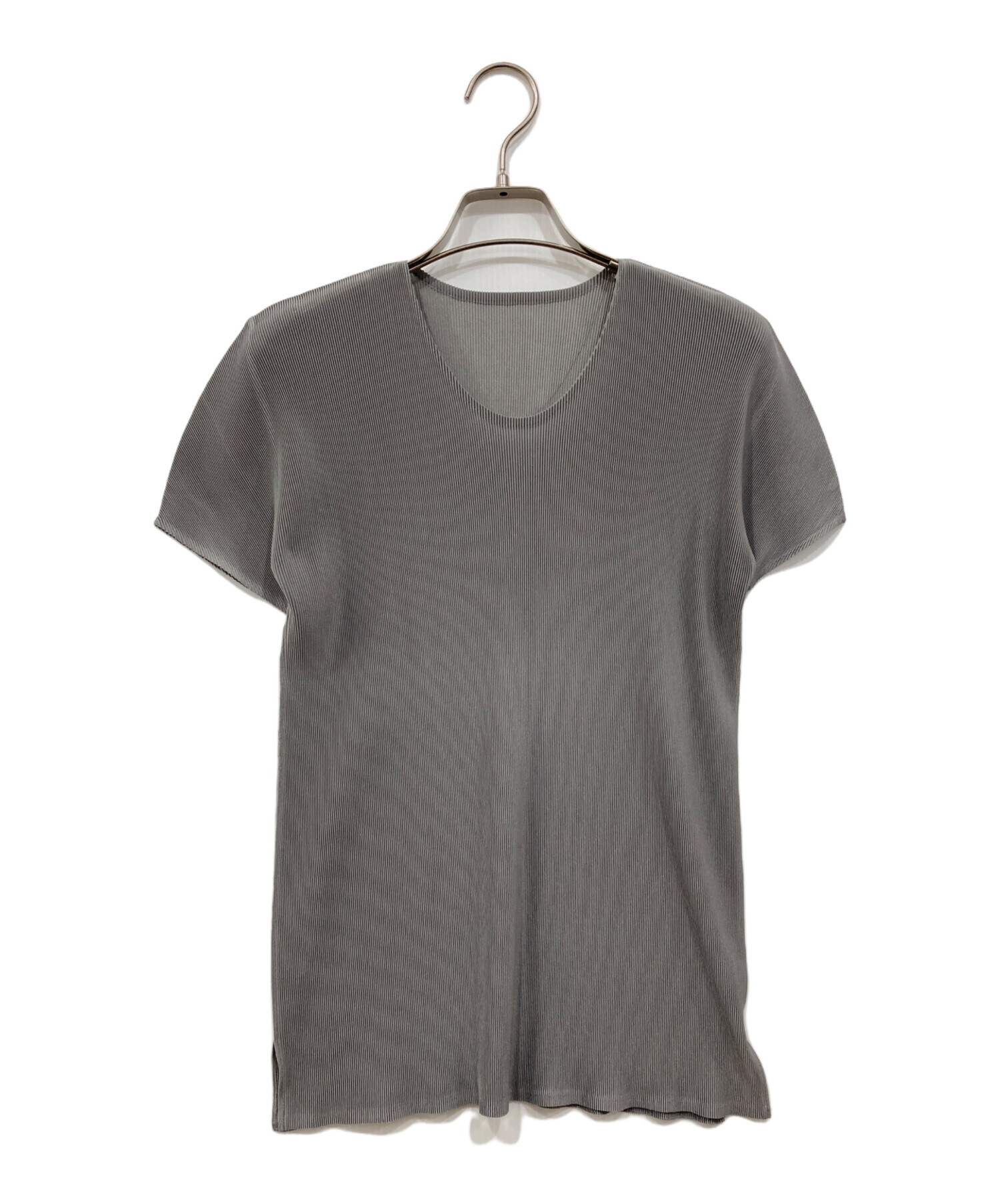PLEATS PLEASE グレー 半袖　BASICS BASICS – isseymiyake.com