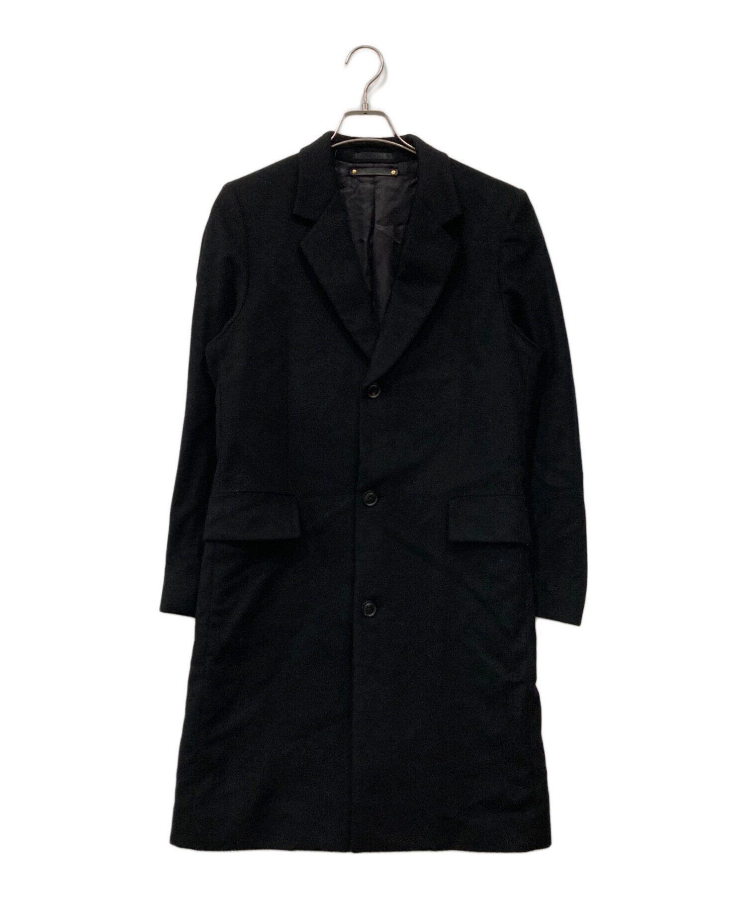 Paul Smith Black チェスターコート ブラック 中古・古着通販】Paul Smith (ポールスミス) カシミヤチェスターコート