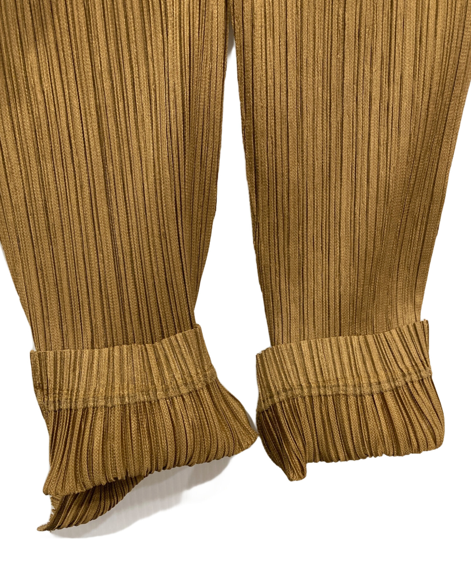 PLEATS PLEASE ブラウンプリーツパンツ サイズ3 プリーツプリーズ