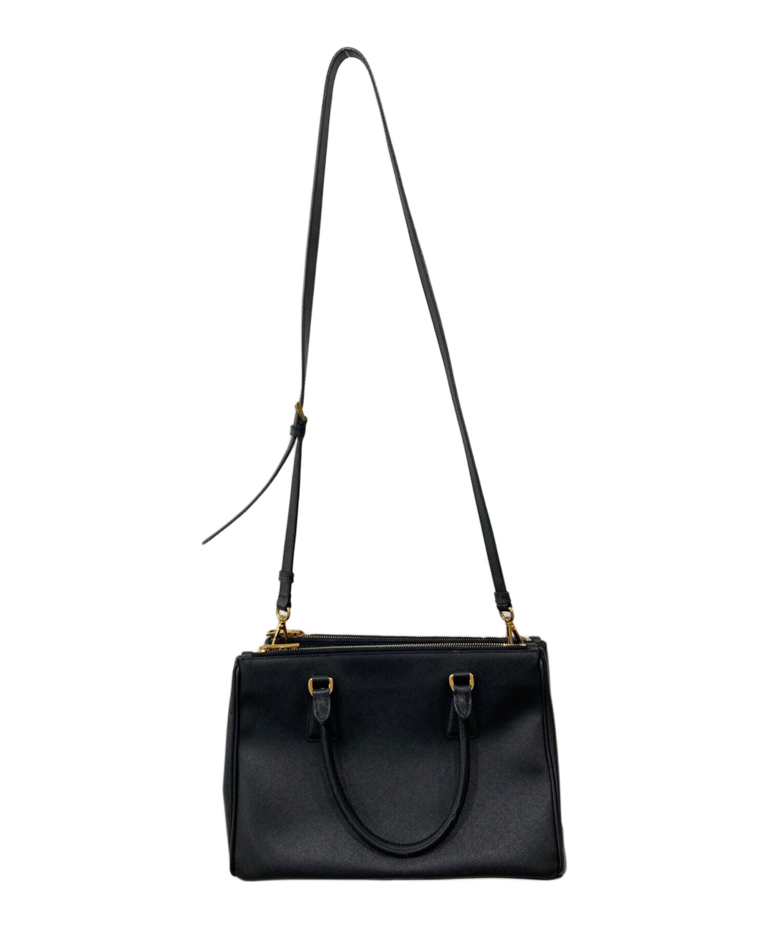 ⭐️新品未使用　PRADA レザー 2WAY ショルダーバッグ⭐️ 中古・古着通販】PRADA (プラダ) 2WAYショルダーバッグ ブラック