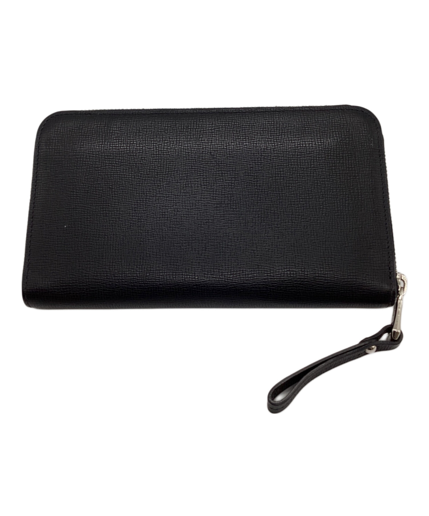 中古・古着通販】LONGCHAMP (ロンシャン) ロングウォレット ブラック 