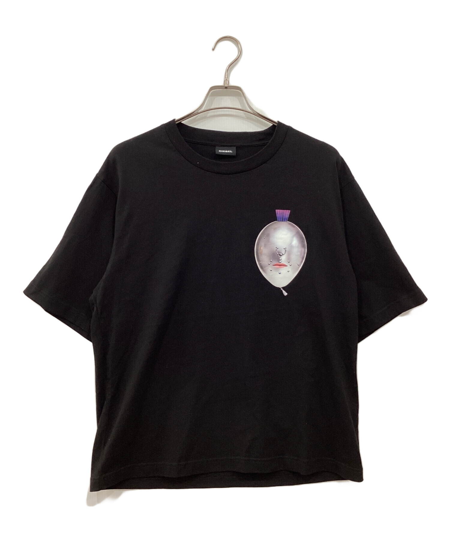 中古・古着通販】DIESEL (ディーゼル) Tシャツ ブラック サイズ:S 