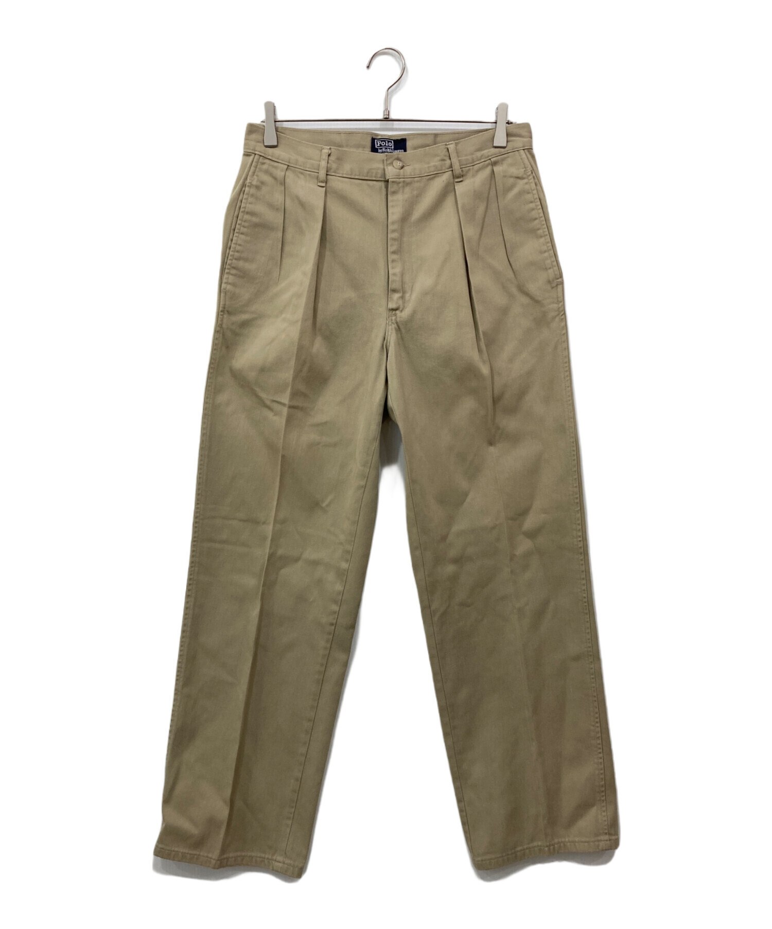 Ralph Lauren チノパン ベージュ ペイント加工 中古・古着通販】POLO RALPH LAUREN (ポロ・ラルフローレン) チノパン