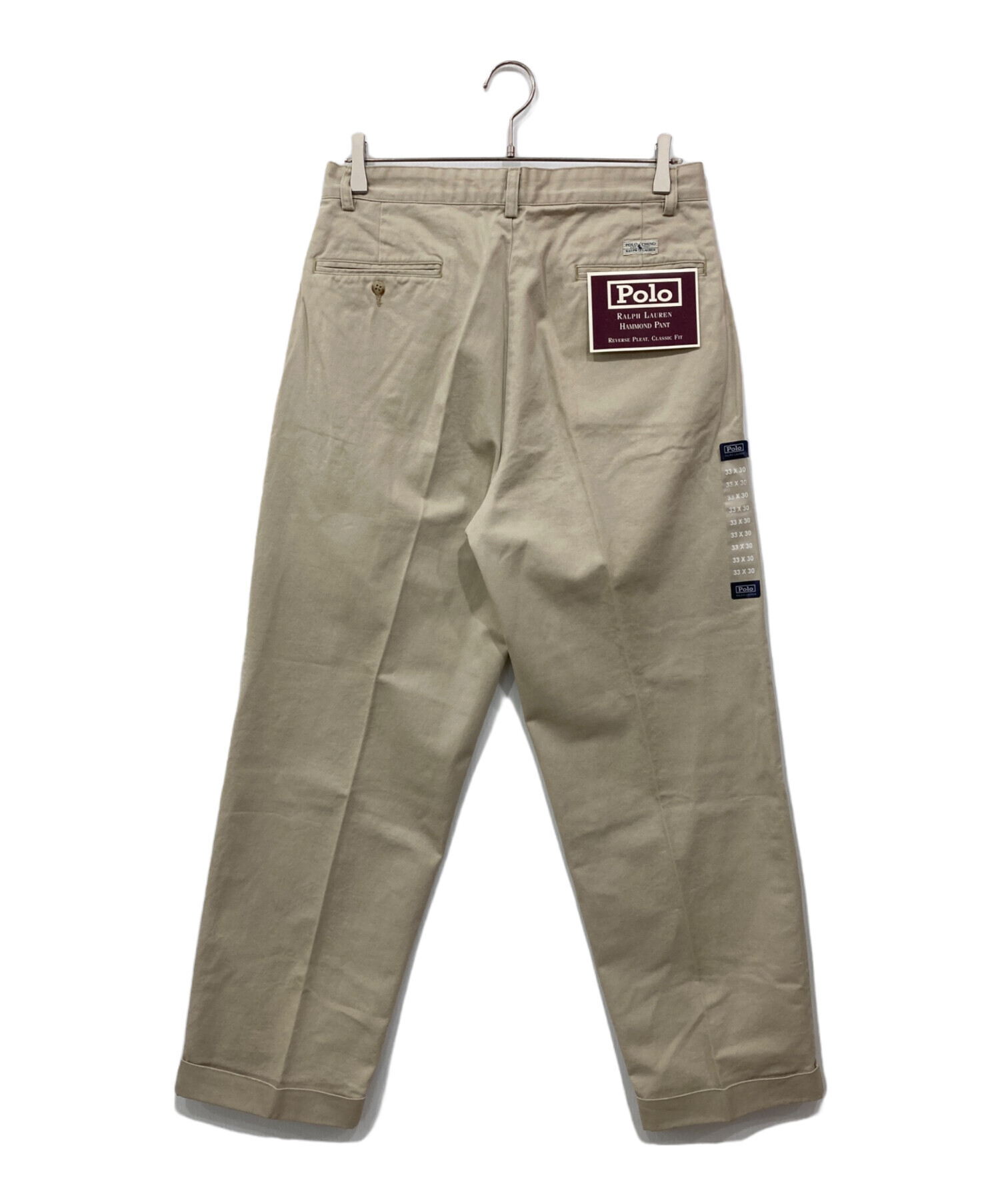 Polo by Ralph Lauren ベージュ チノパン　ヴィンテージ 中古・古着通販】POLO RALPH LAUREN (ポロ・ラルフローレン) チノパン