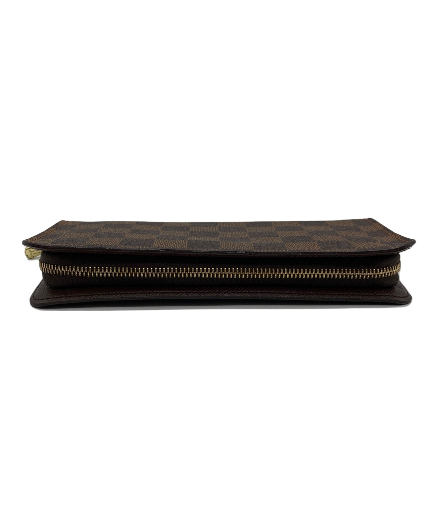 LOUIS VUITTON ダークブラウン 長財布 中古・古着通販】LOUIS VUITTON (ルイ ヴィトン) 長財布 ブラウン