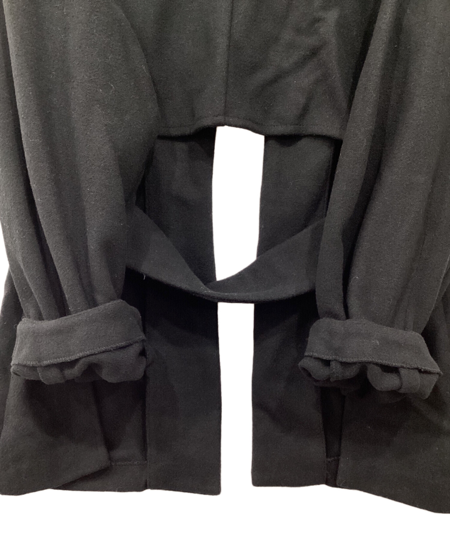 中古・古着通販】Eaphi (エフィ) CURVE CUT LINE JACKET ブラック