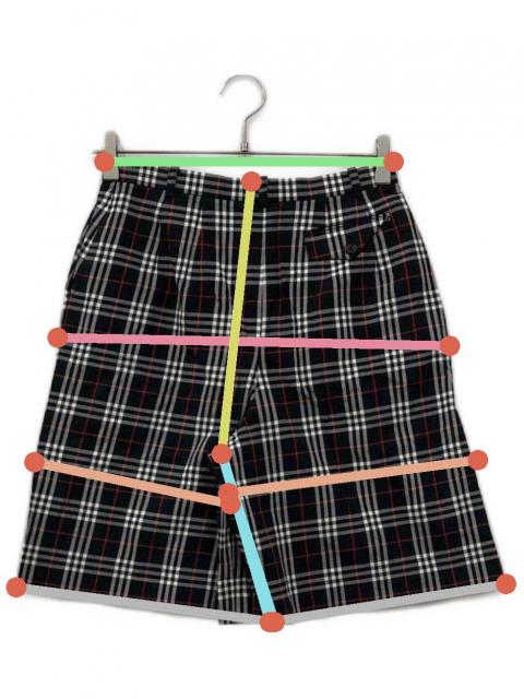 中古・古着通販】Burberry's (バーバリー) チェックハーフパンツ