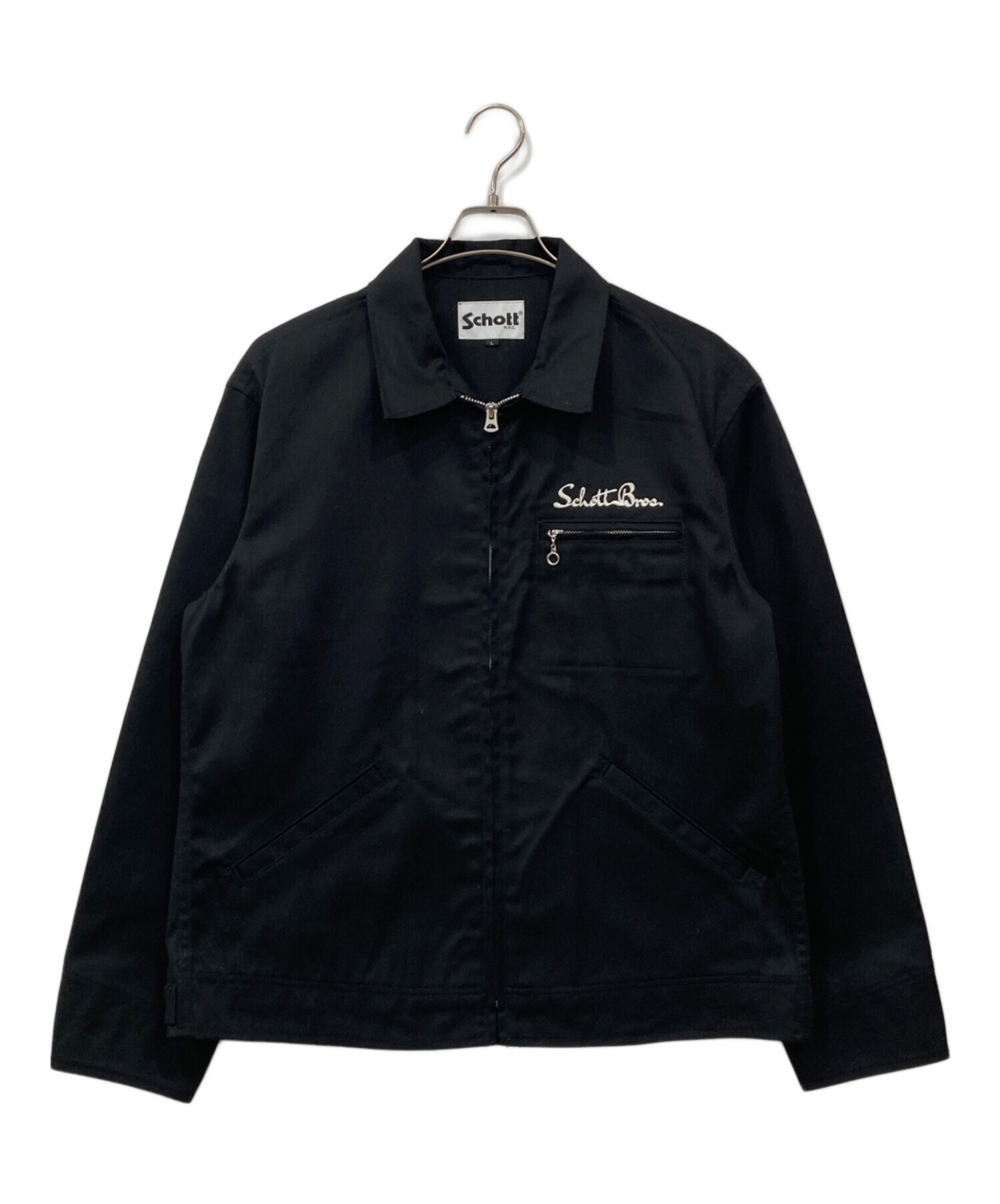 中古・古着通販】Schott (ショット) TC ワークジャケット ブラック 