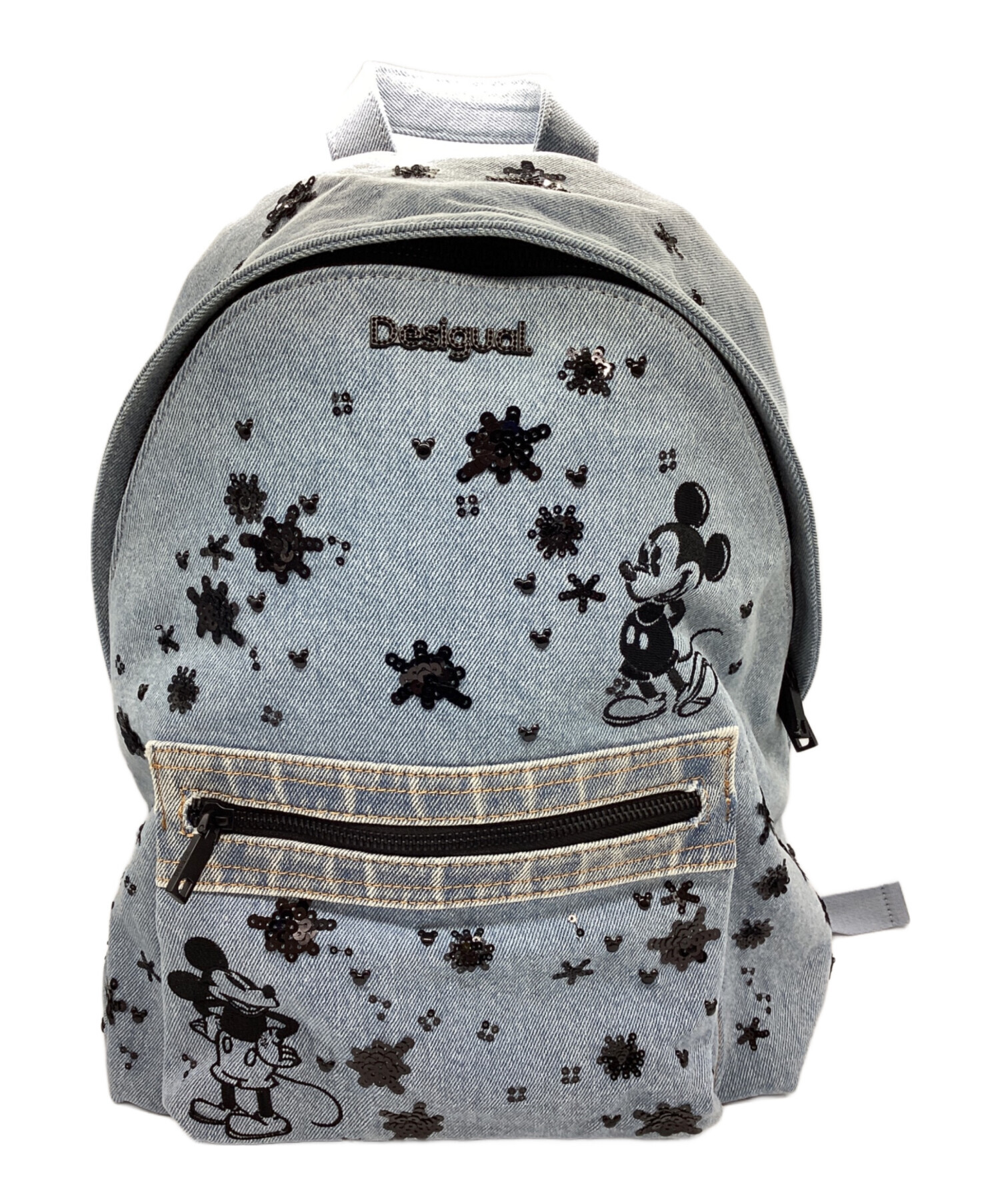 メ5208 福袋未使用Desigual デシグアルコー(46)定価38,900円 中古・古着通販】Desigual (デシグアル) デニムリュック インディゴ