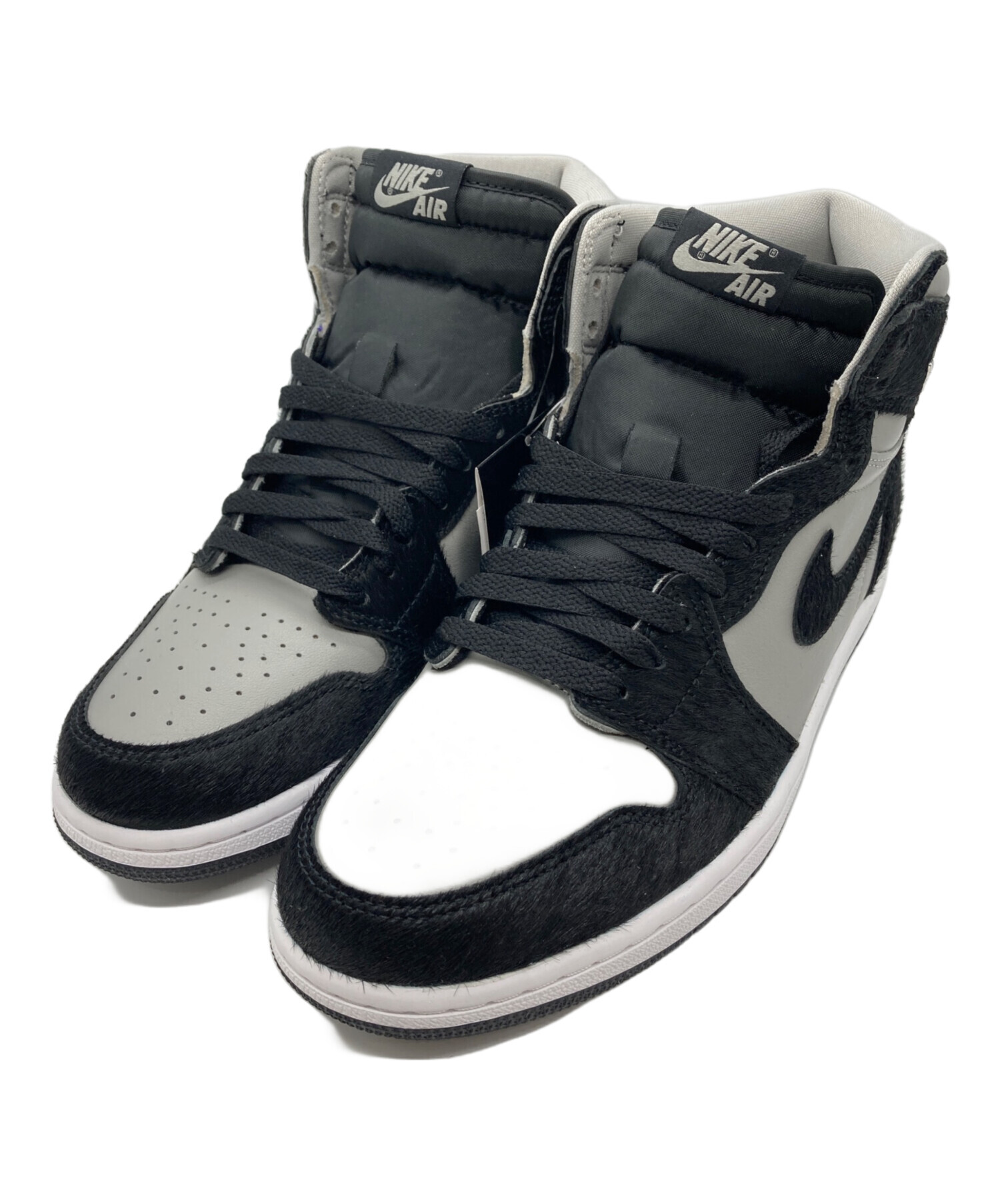 Nike ハイカット バスケットシューズ グレー/ブラック 中古・古着通販】NIKE (ナイキ) ハイカットスニーカー グレー×ブラック