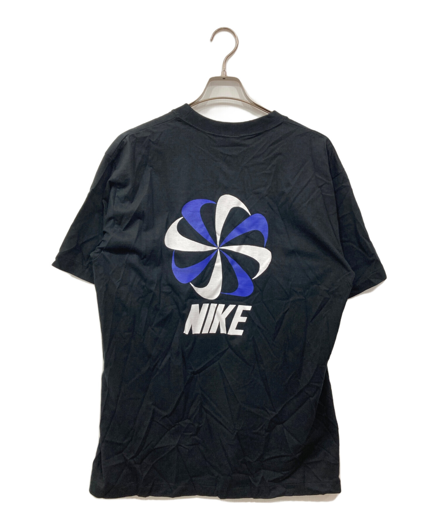 中古・古着通販】NIKE (ナイキ) 風車ロゴTシャツ ブラック サイズ:不明