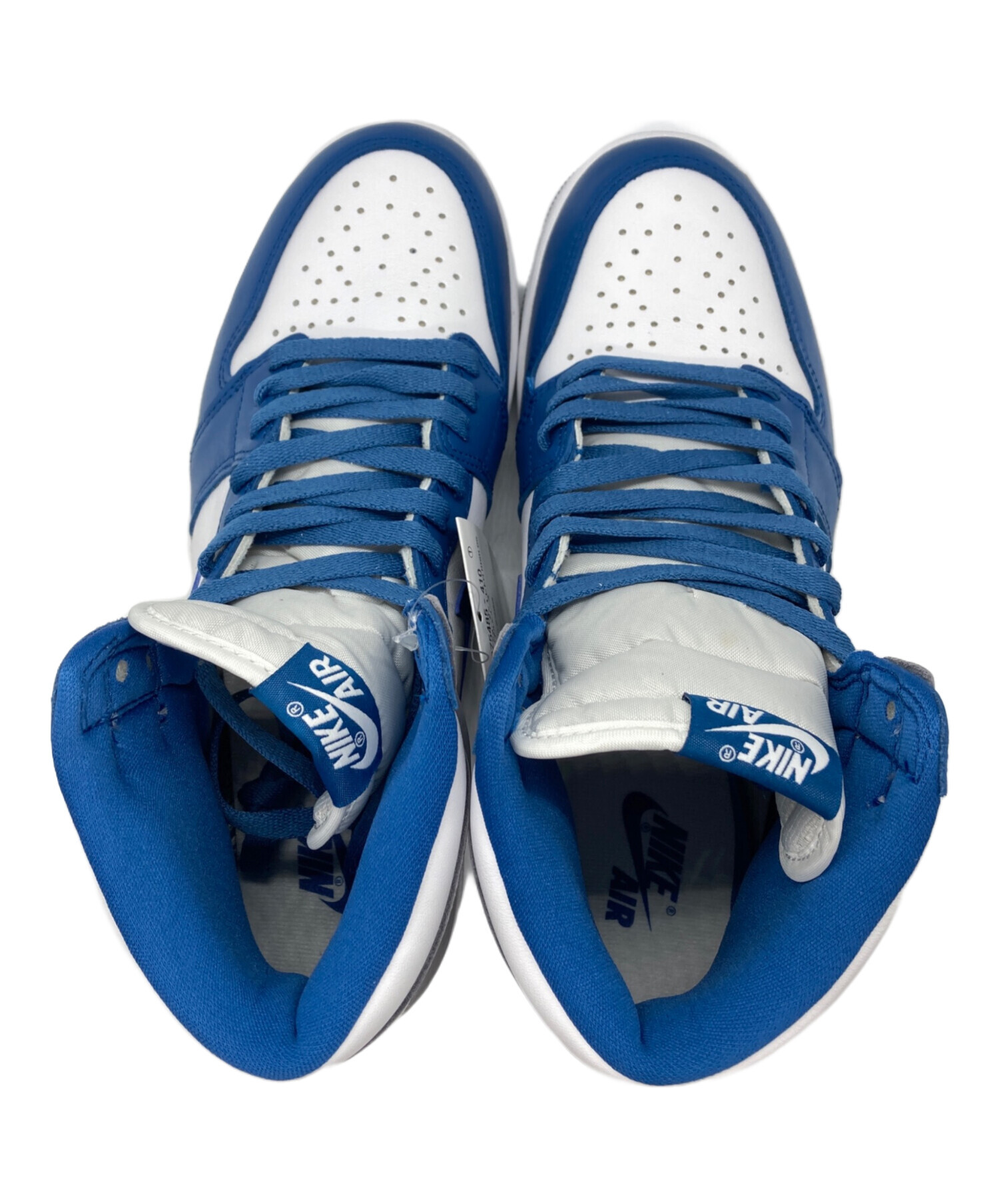 中古・古着通販】NIKE (ナイキ) ハイカットスニーカー ブルー×ホワイト