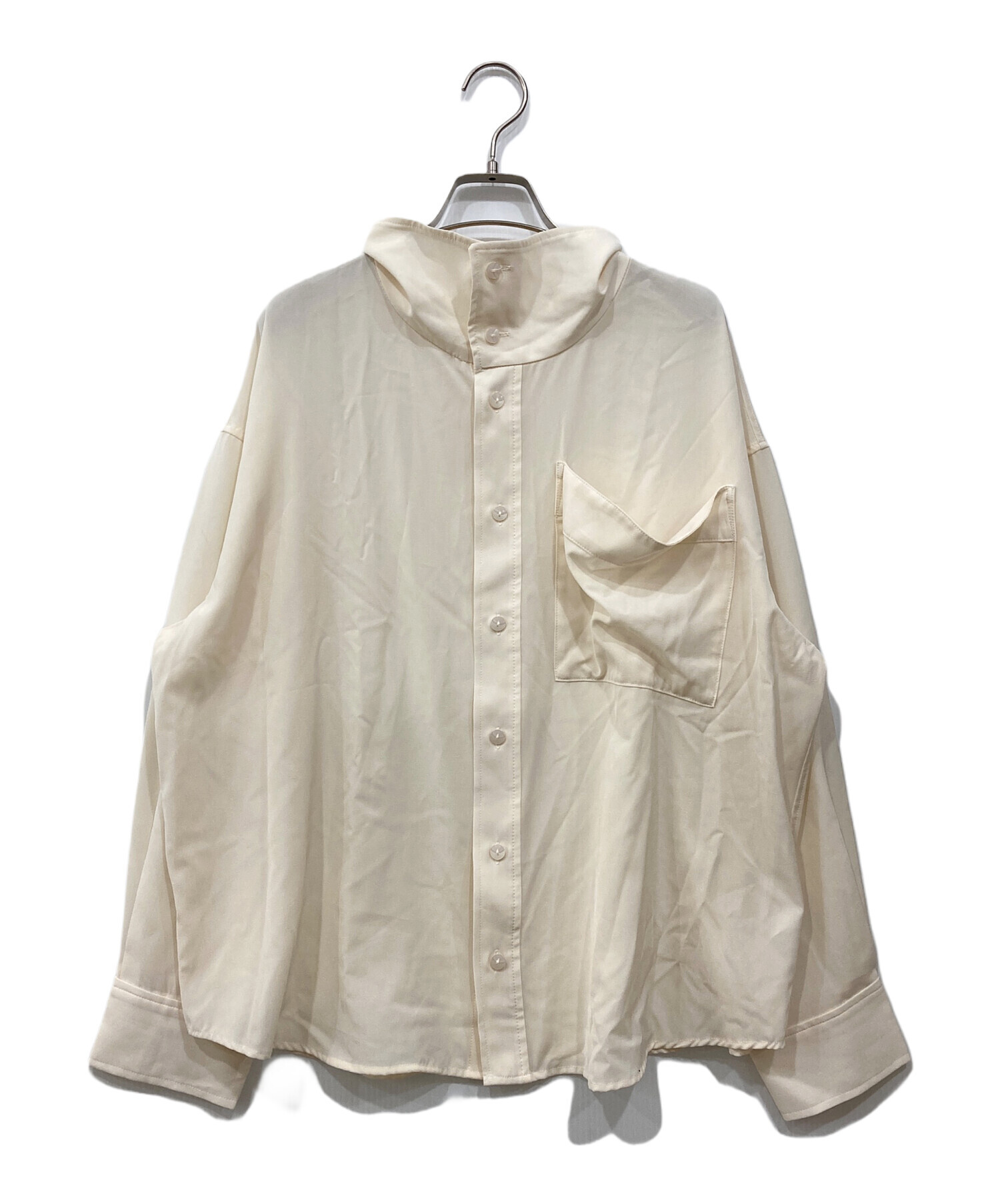 中古・古着通販】crewre (クルー) ビッグポケットハイネックブラウス