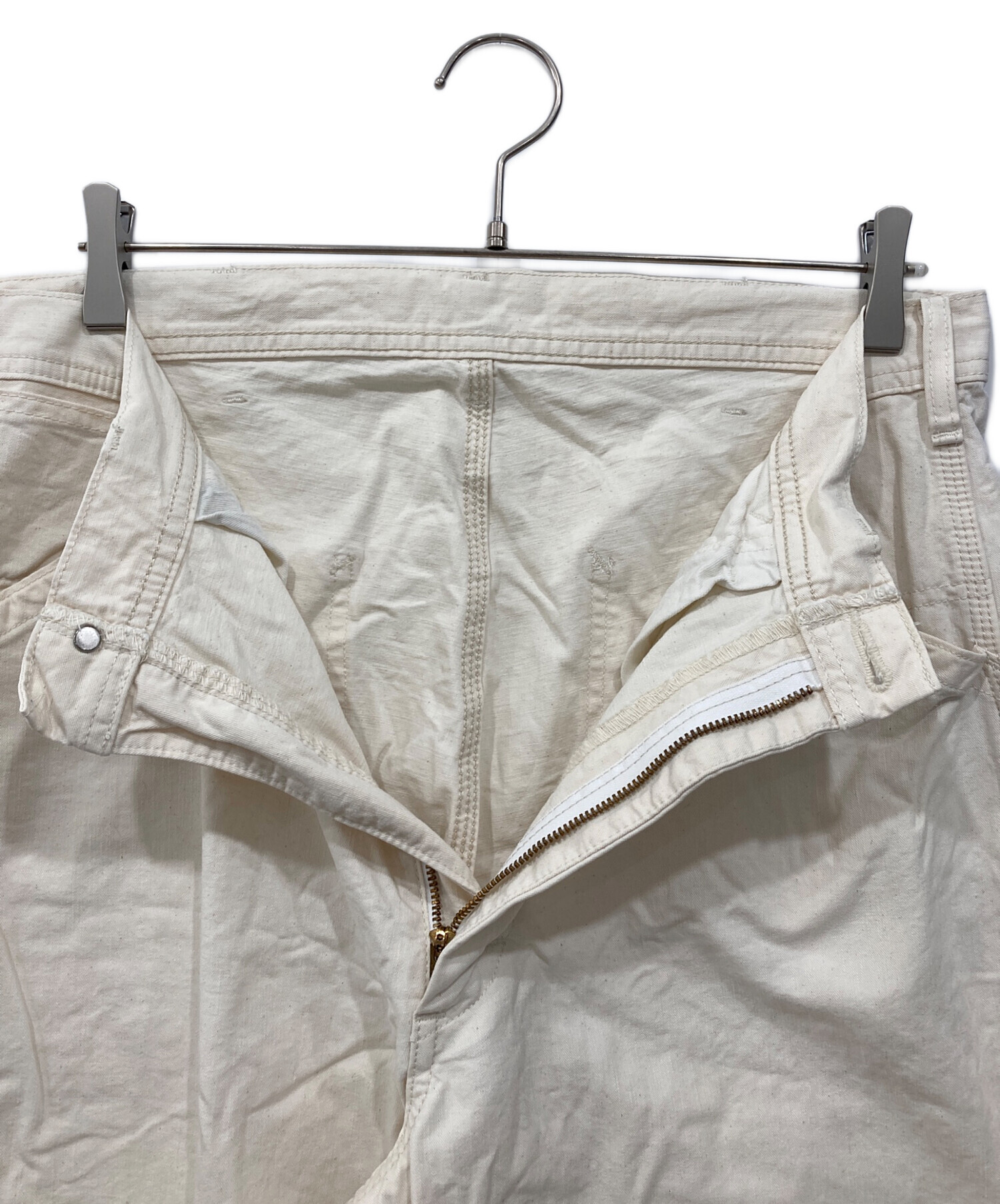 中古・古着通販】LEE (リー) ペインターパンツ ホワイト サイズ:L 