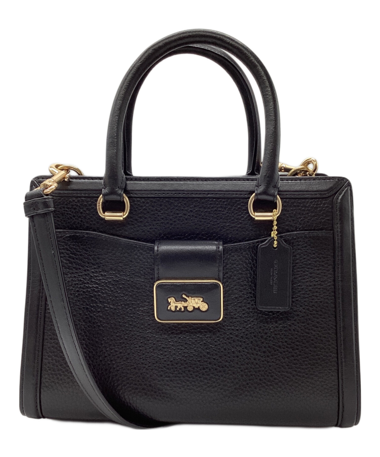 【美品】COACH コーチ　グレースショルダーバッグ/2WAY 中古・古着通販】COACH (コーチ) グレースキャリオール 2WAYバッグ