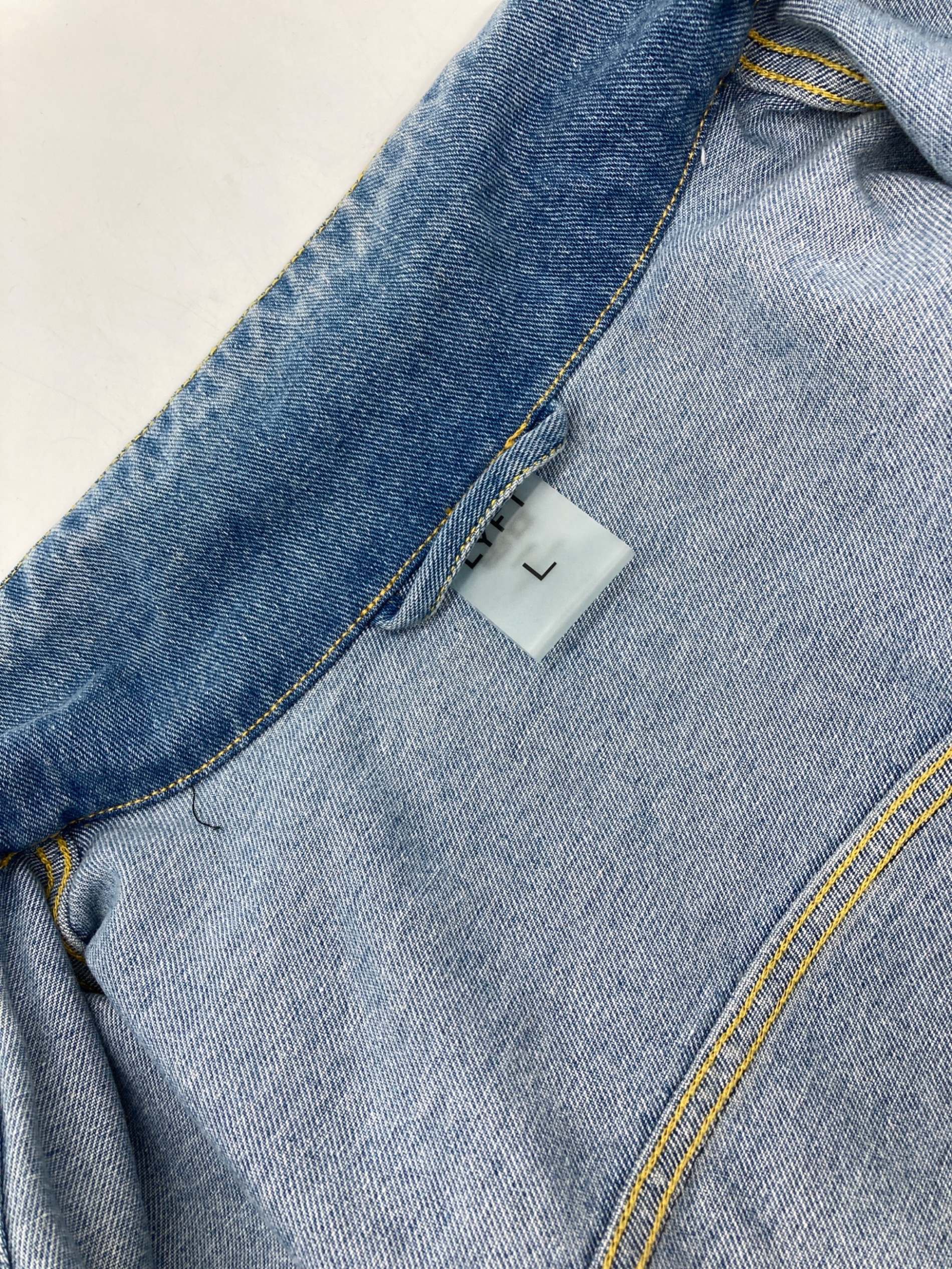 中古・古着通販】LYFT (リフト) BACK EMBLEM DENIM JACKET インディゴ