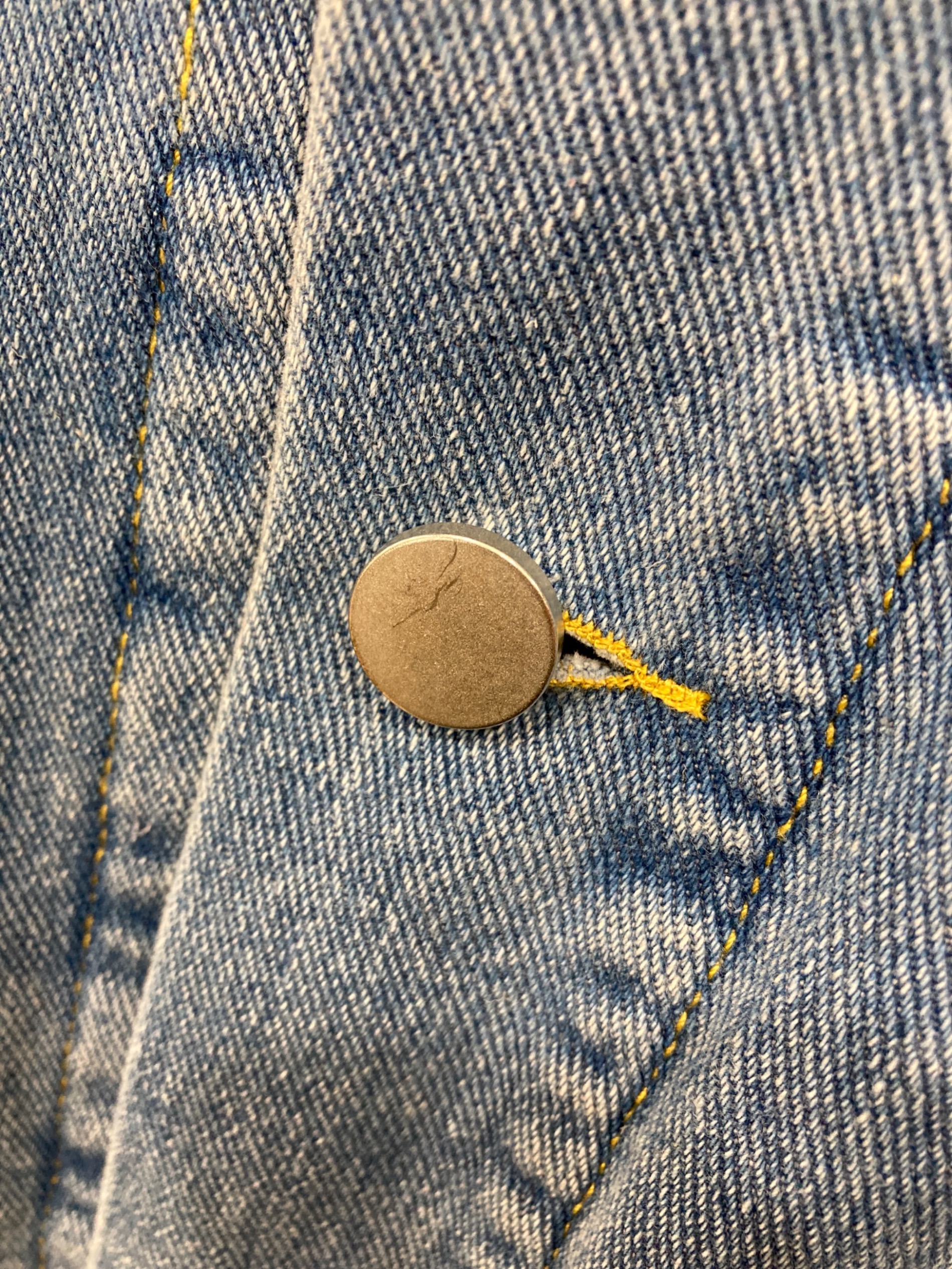 中古・古着通販】LYFT (リフト) BACK EMBLEM DENIM JACKET インディゴ