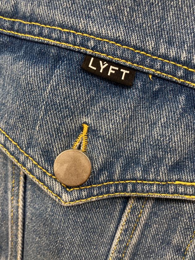 中古・古着通販】LYFT (リフト) BACK EMBLEM DENIM JACKET インディゴ