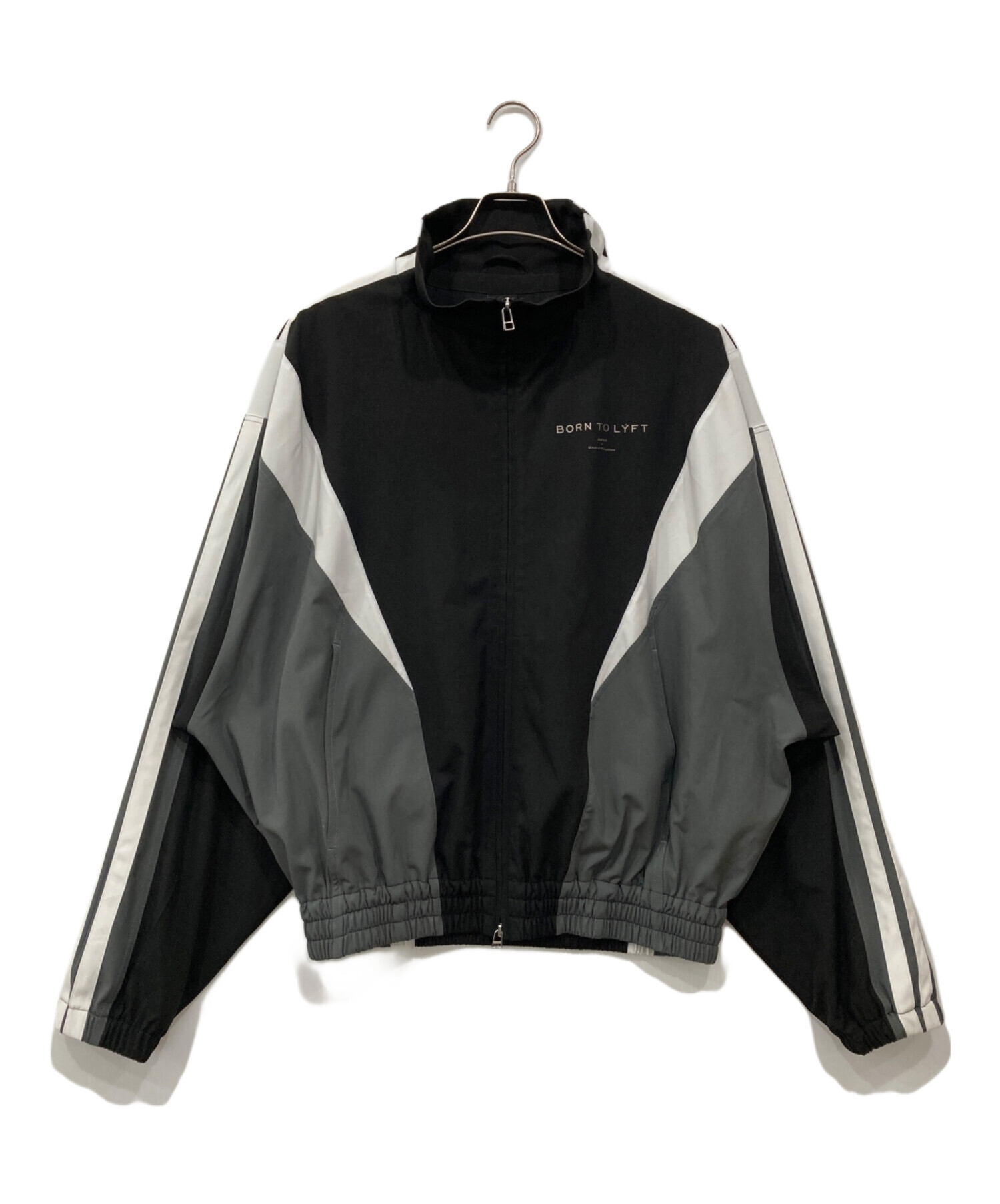 中古・古着通販】LYFT (リフト) 2LINE TRACK JACKET ブラック サイズ:M