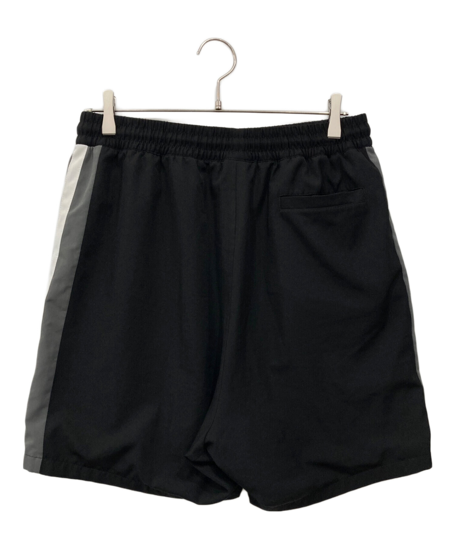 中古・古着通販】LYFT (リフト) 2LINE WIDE SHORTS ブラック サイズ:L