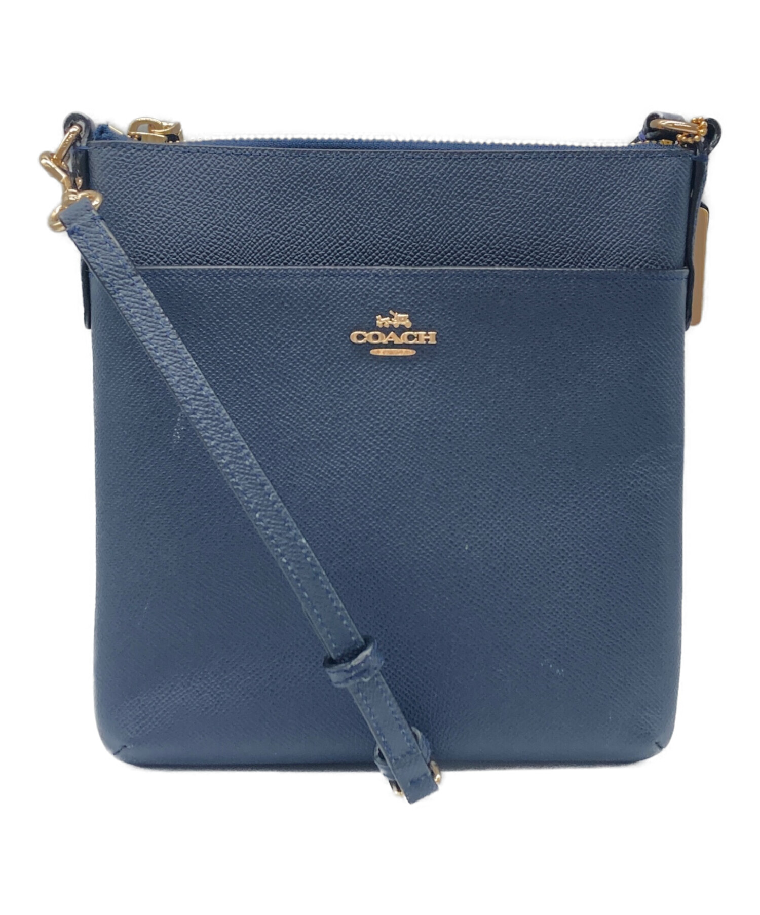中古・古着通販】COACH (コーチ) ショルダーバッグ ネイビー｜ブランド