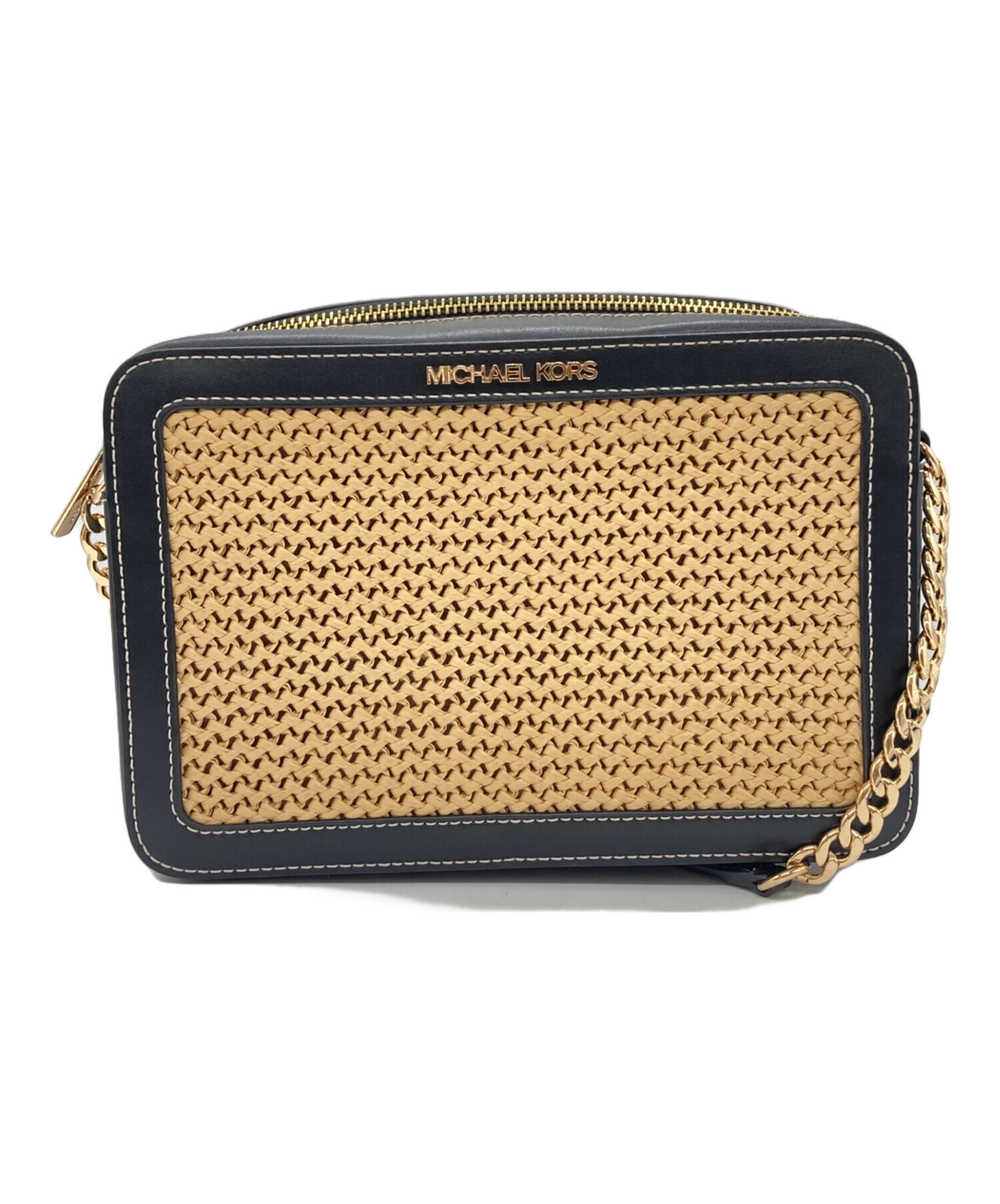 MICHAEL MICHAEL KORS ショルダーバッグ  ベージュ 【古着】【中古】【送料無料】 中古・古着通販】MICHAEL KORS (マイケル・コース) ショルダーバッグ