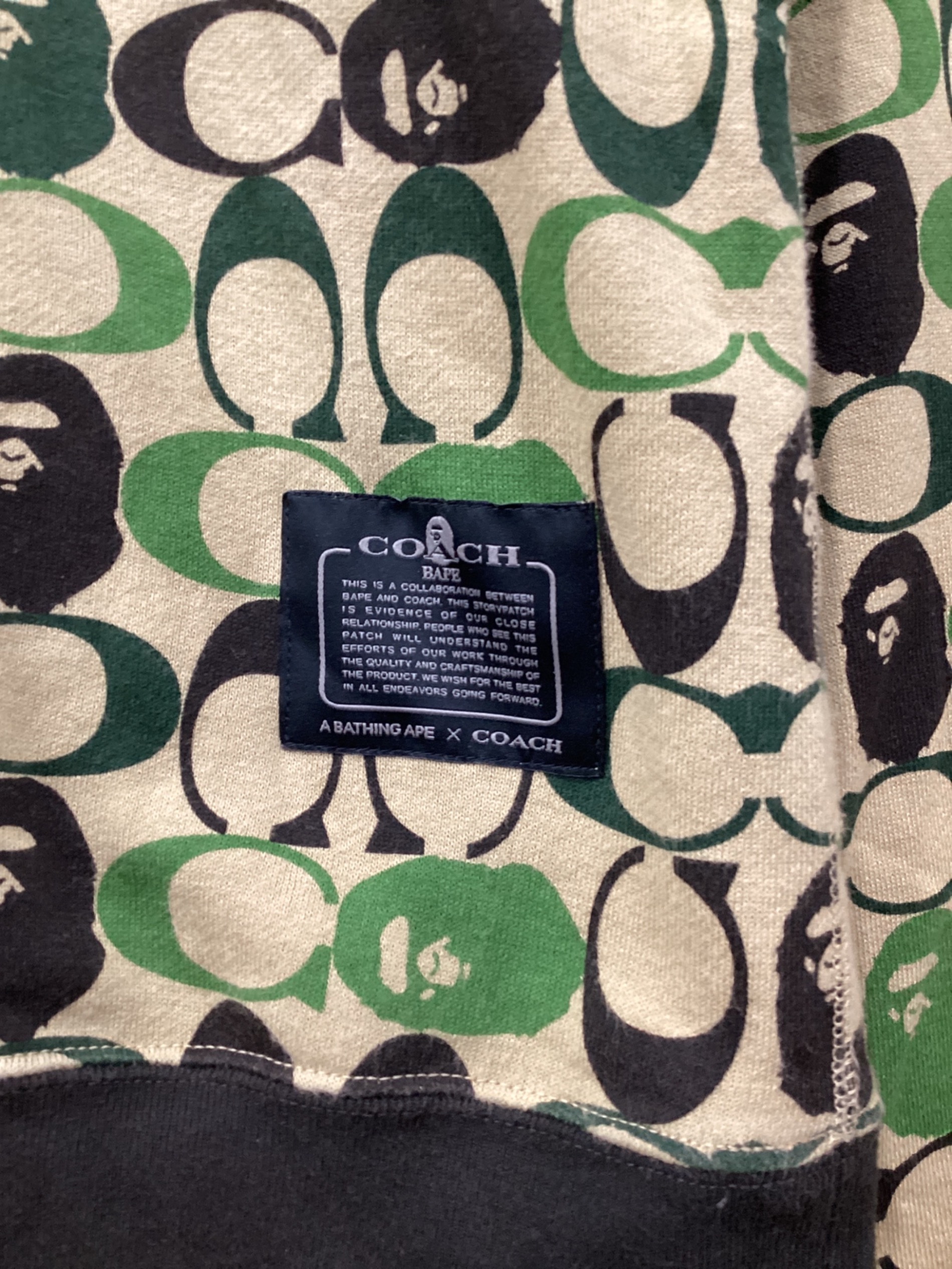 中古・古着通販】COACH (コーチ) A BATHING APE (アベイシングエイプ
