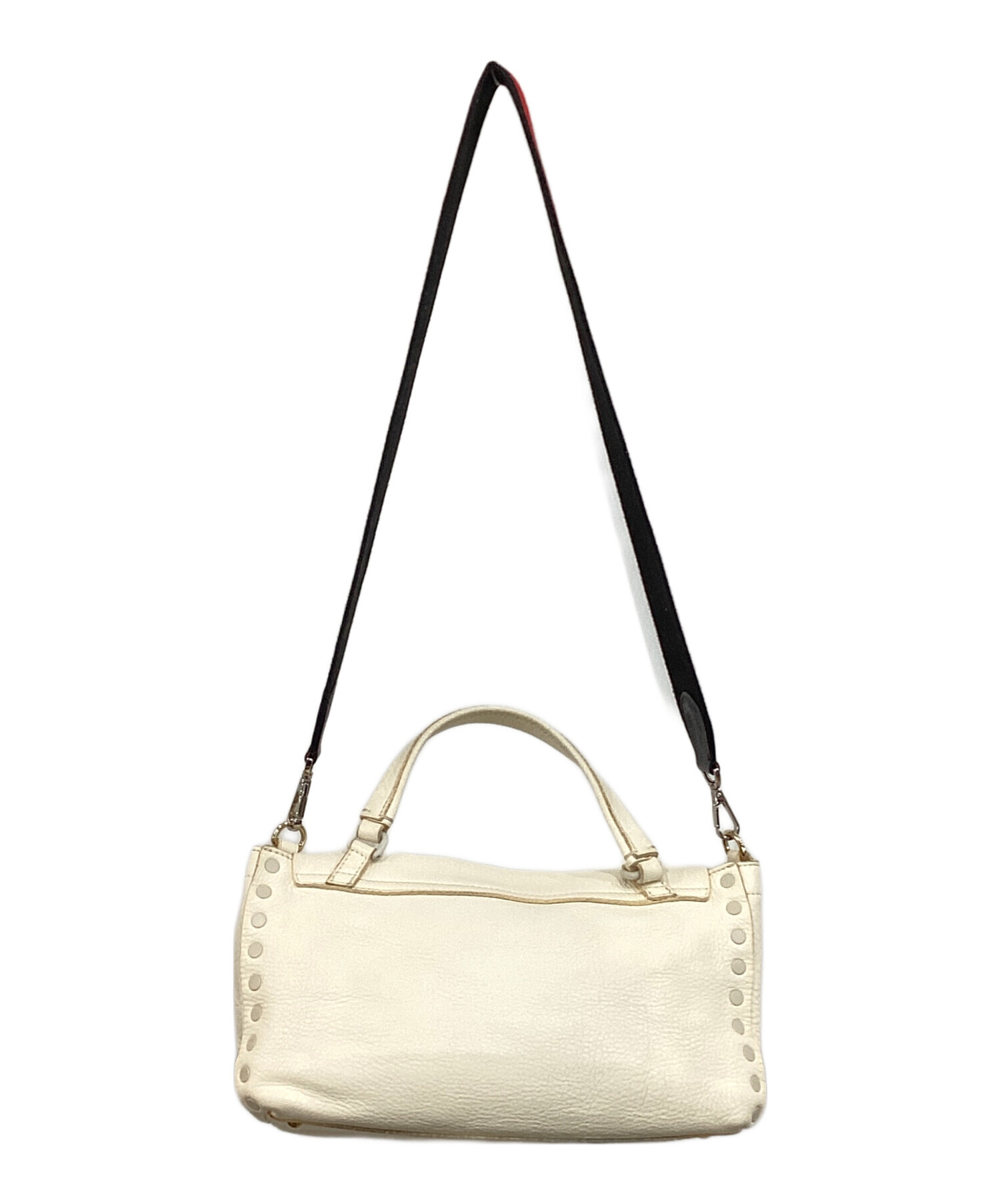 【美品】Zanellato 2way Tote Bag Leather Brw 中古・古着通販】zanellato (ザネラート) 2WAYバッグ ホワイト