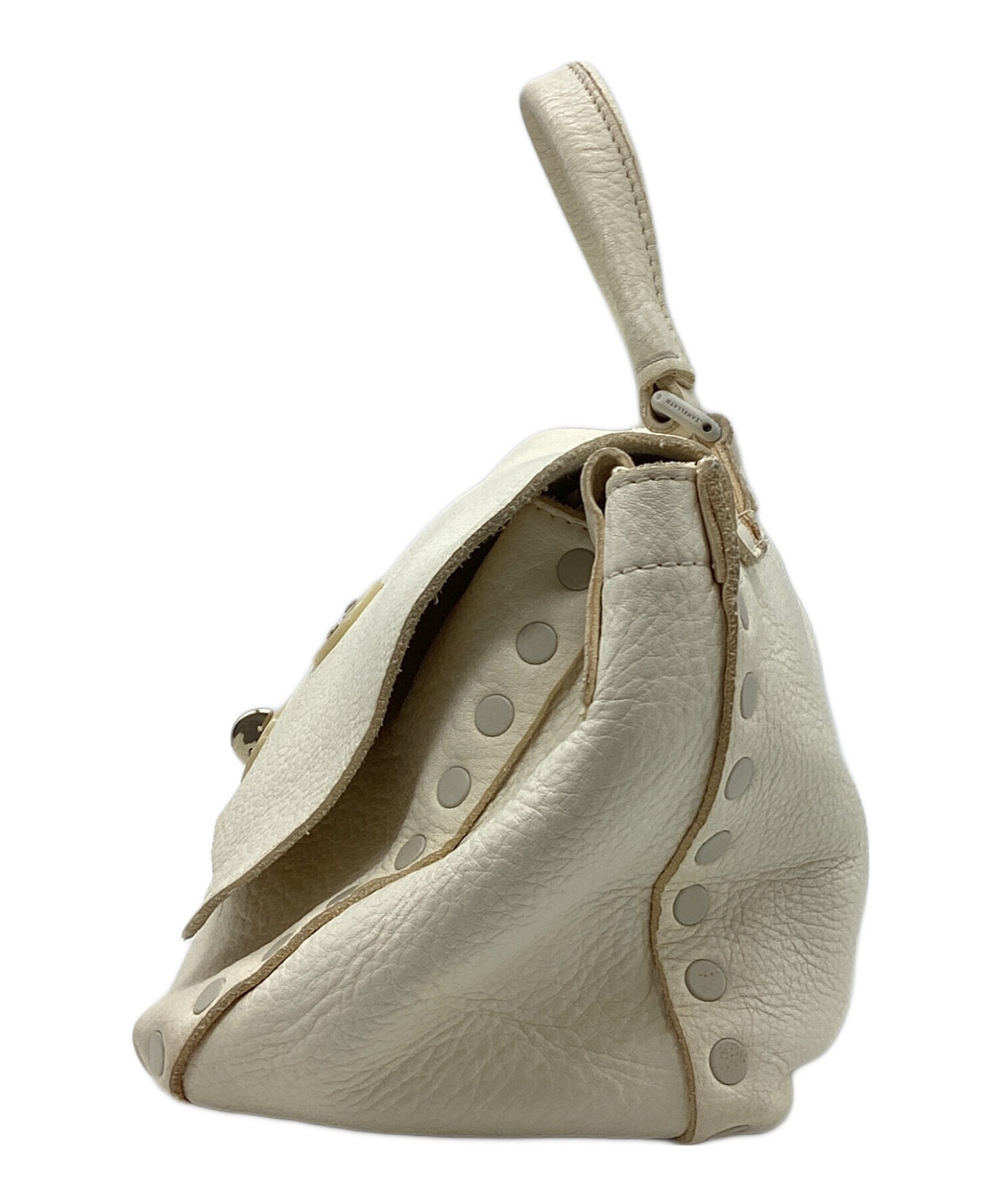 【美品】Zanellato 2way Tote Bag Leather Brw 中古・古着通販】zanellato (ザネラート) 2WAYバッグ ホワイト