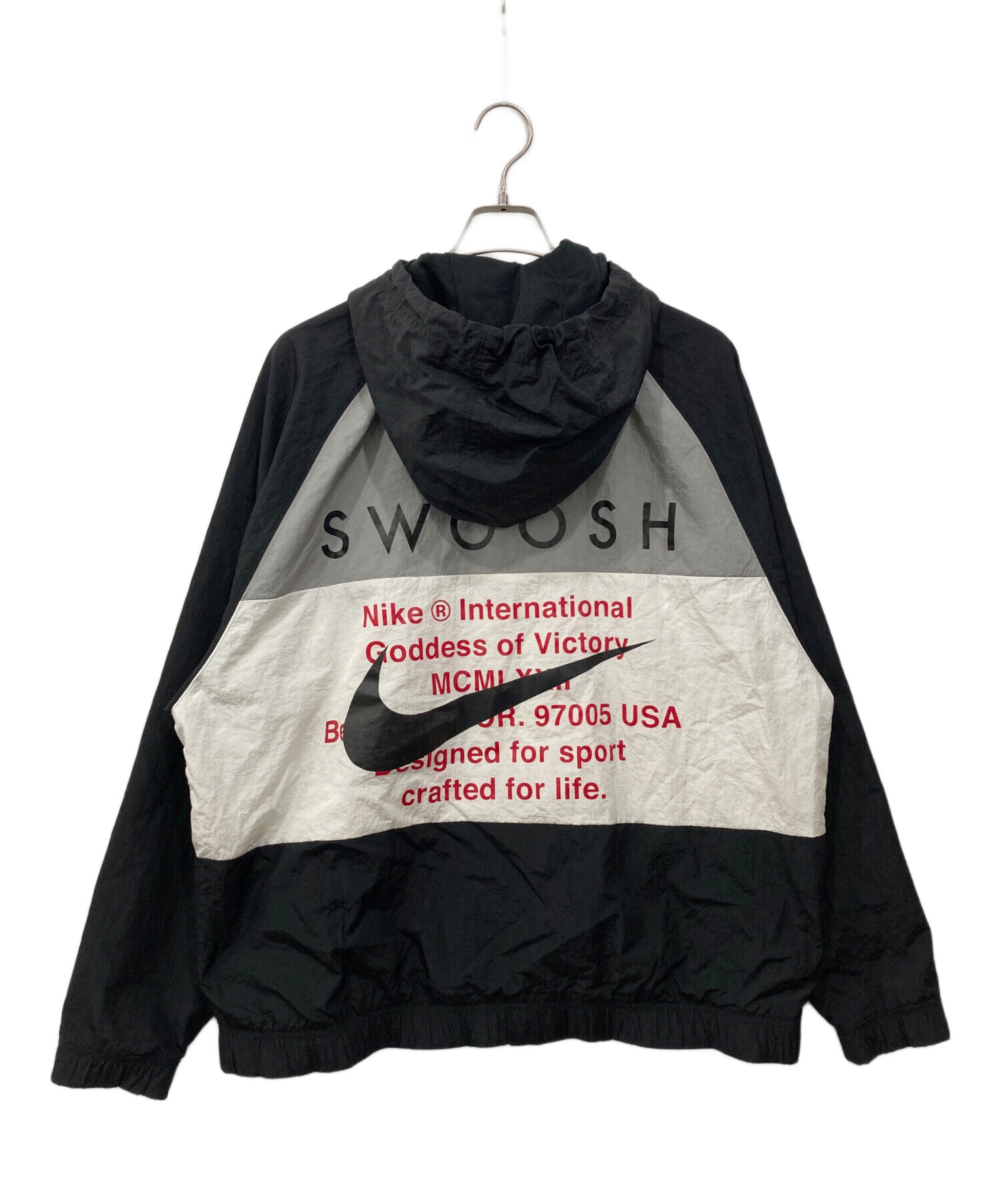 中古・古着通販】NIKE (ナイキ) ダブルスウォッシュウーブンフーデッド 