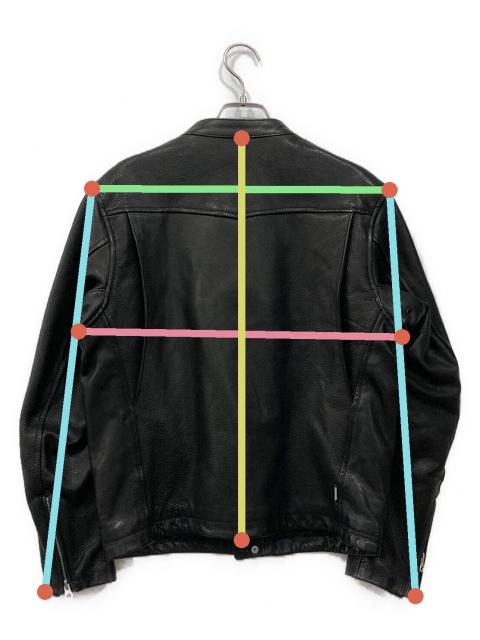 中古・古着通販】NEIGHBORHOOD (ネイバーフッド) レザーライダース