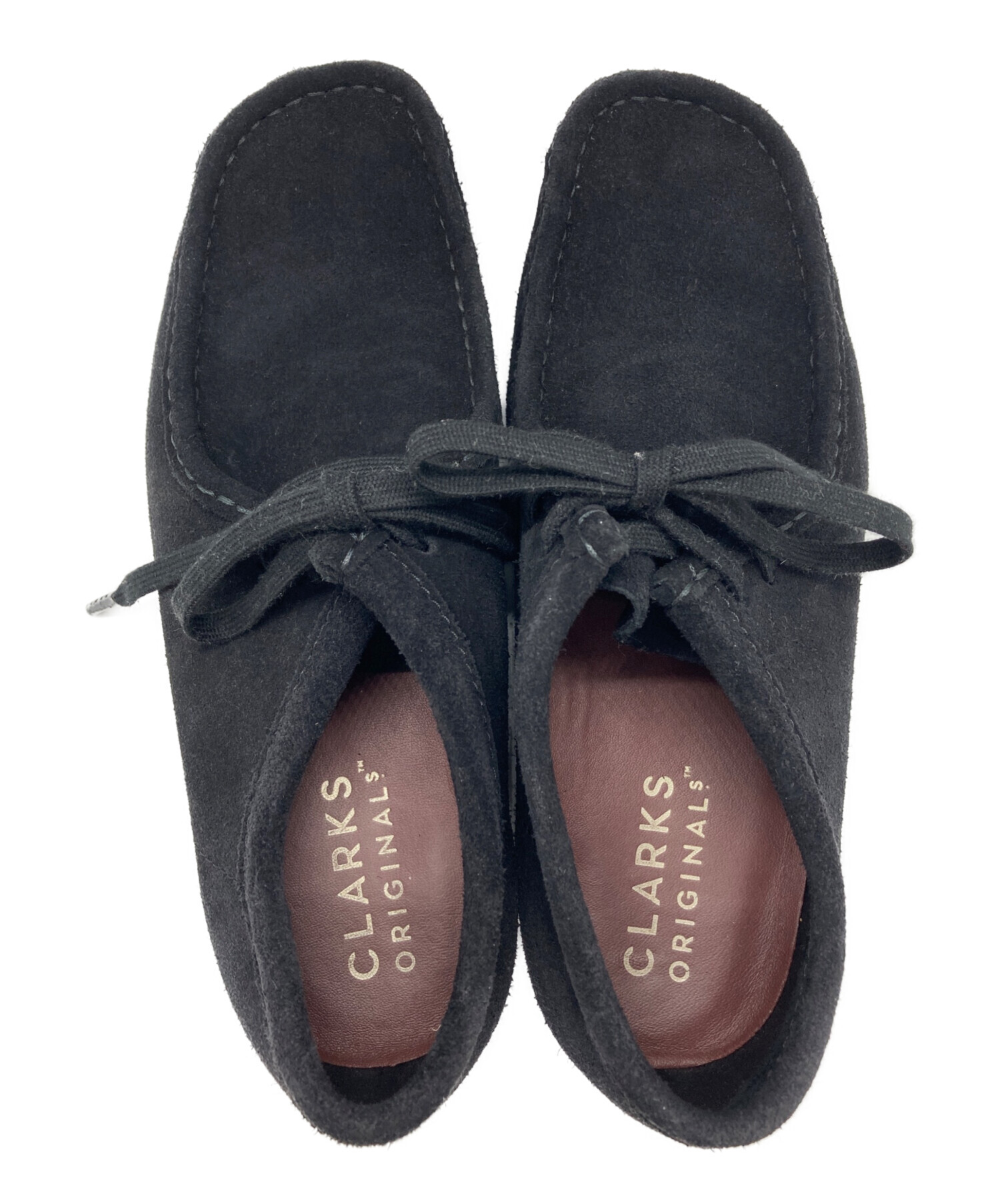 中古・古着通販】CLARKS (クラークス) スウェードシューズ ブラック