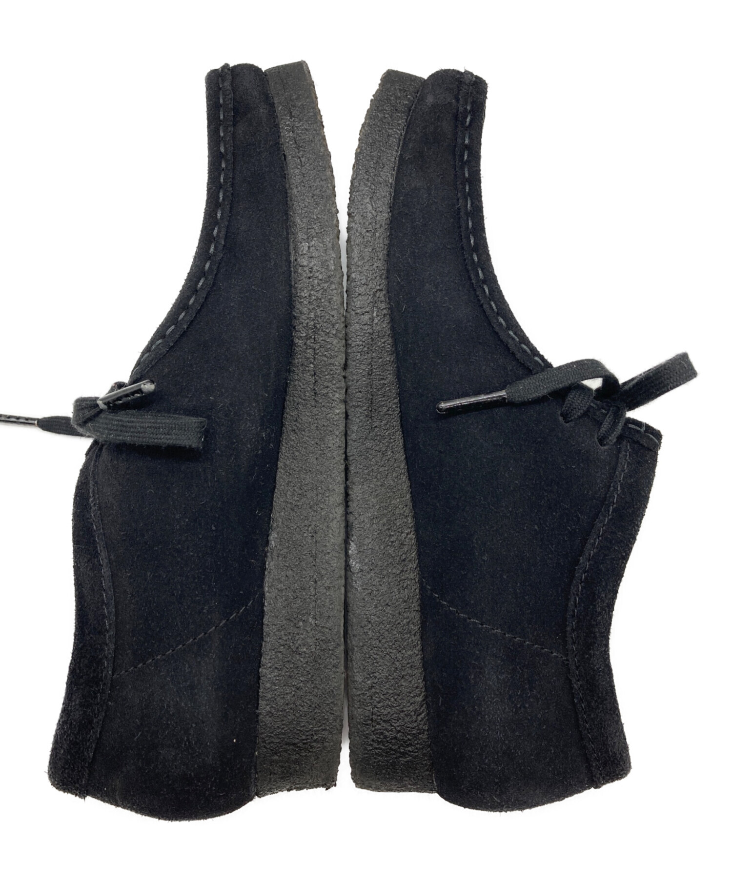 中古・古着通販】CLARKS (クラークス) スウェードシューズ ブラック