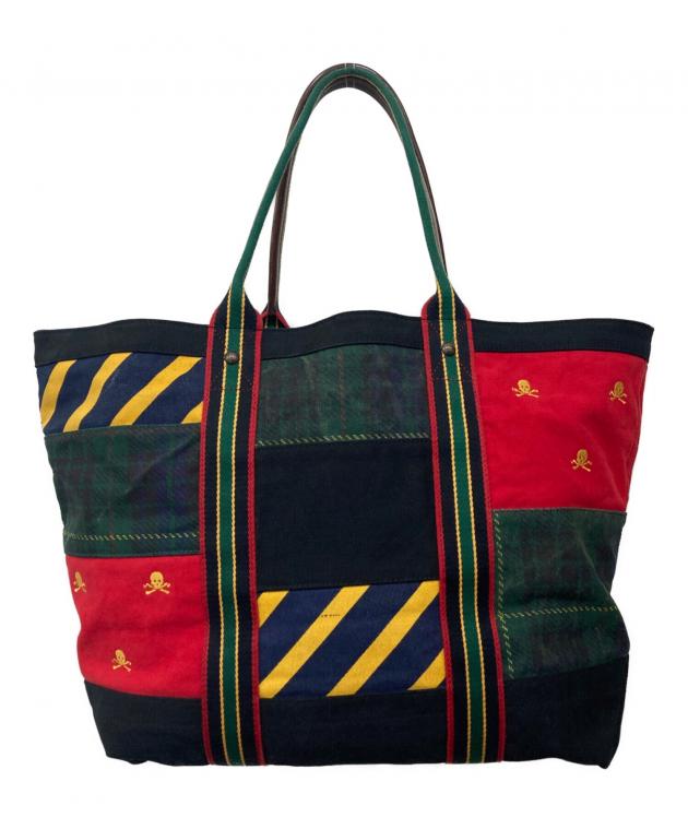 Ralph Lauren Rugby パッチワークエコバッグ 中古・古着通販】Rugby Ralph Lauren (ラグビーラルフローレン) パッチ