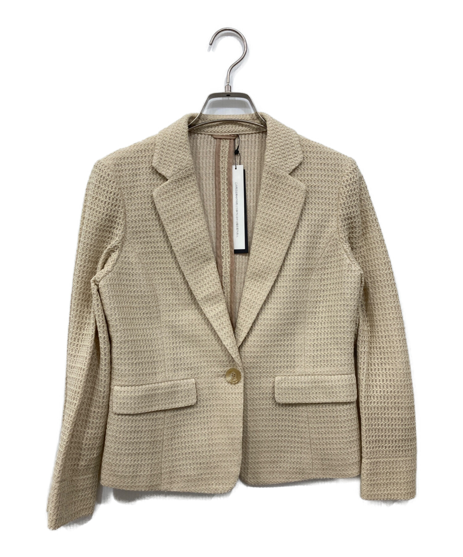 【中古】ANAYI アナイ　ジャケット　M 中古・古着通販】ANAYI (アナイ) リネン混シングルサマージャケット