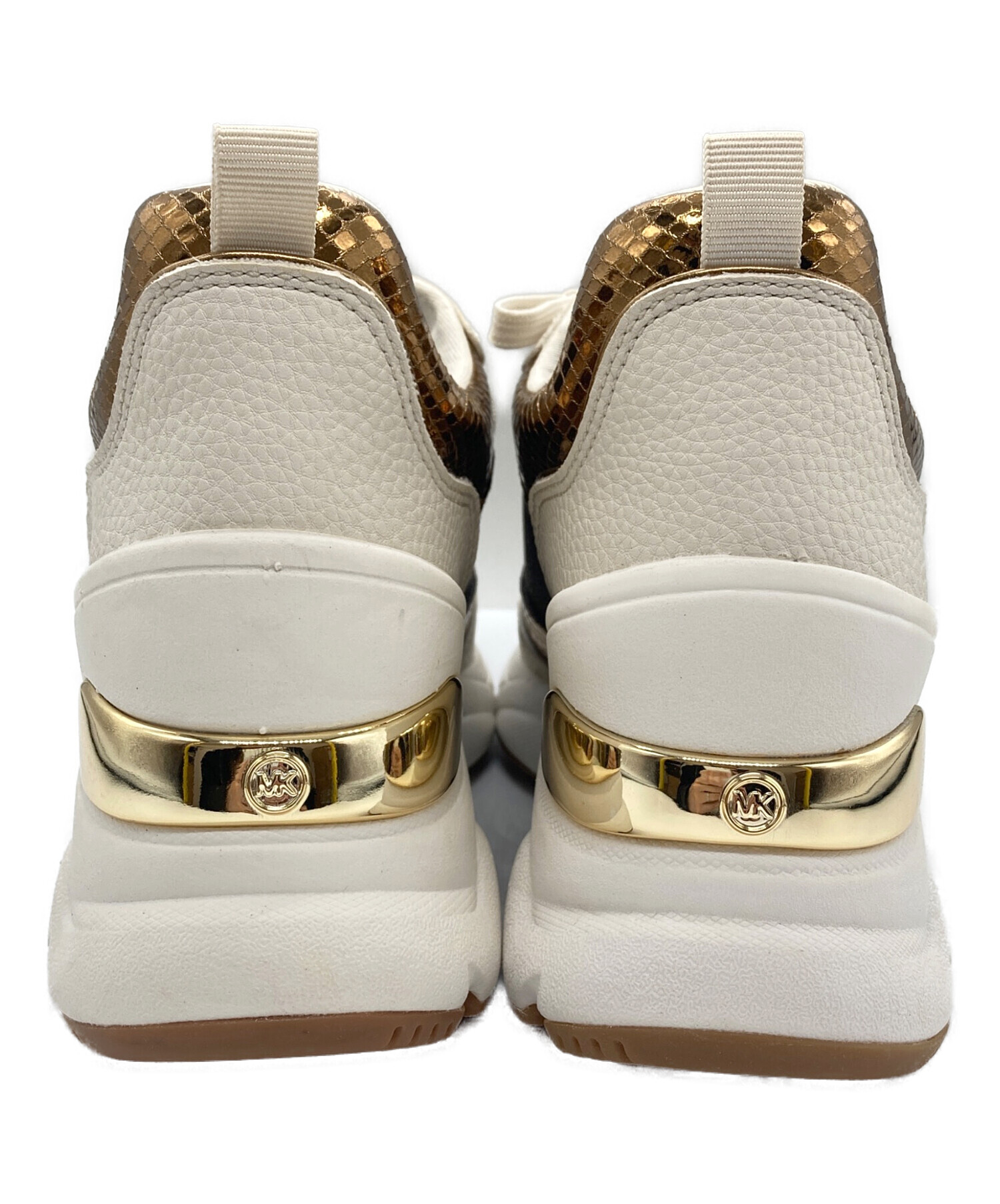 MICHAEL KORS ホワイト/ブラウン スニーカー US 8M 中古・古着通販】MICHAEL MICHAEL KORS (マイケル マイケルコース