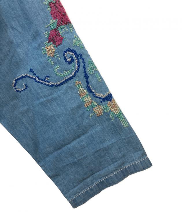 中古・古着通販】freada (フリーダ) オープンカラー 刺繍 シャツ