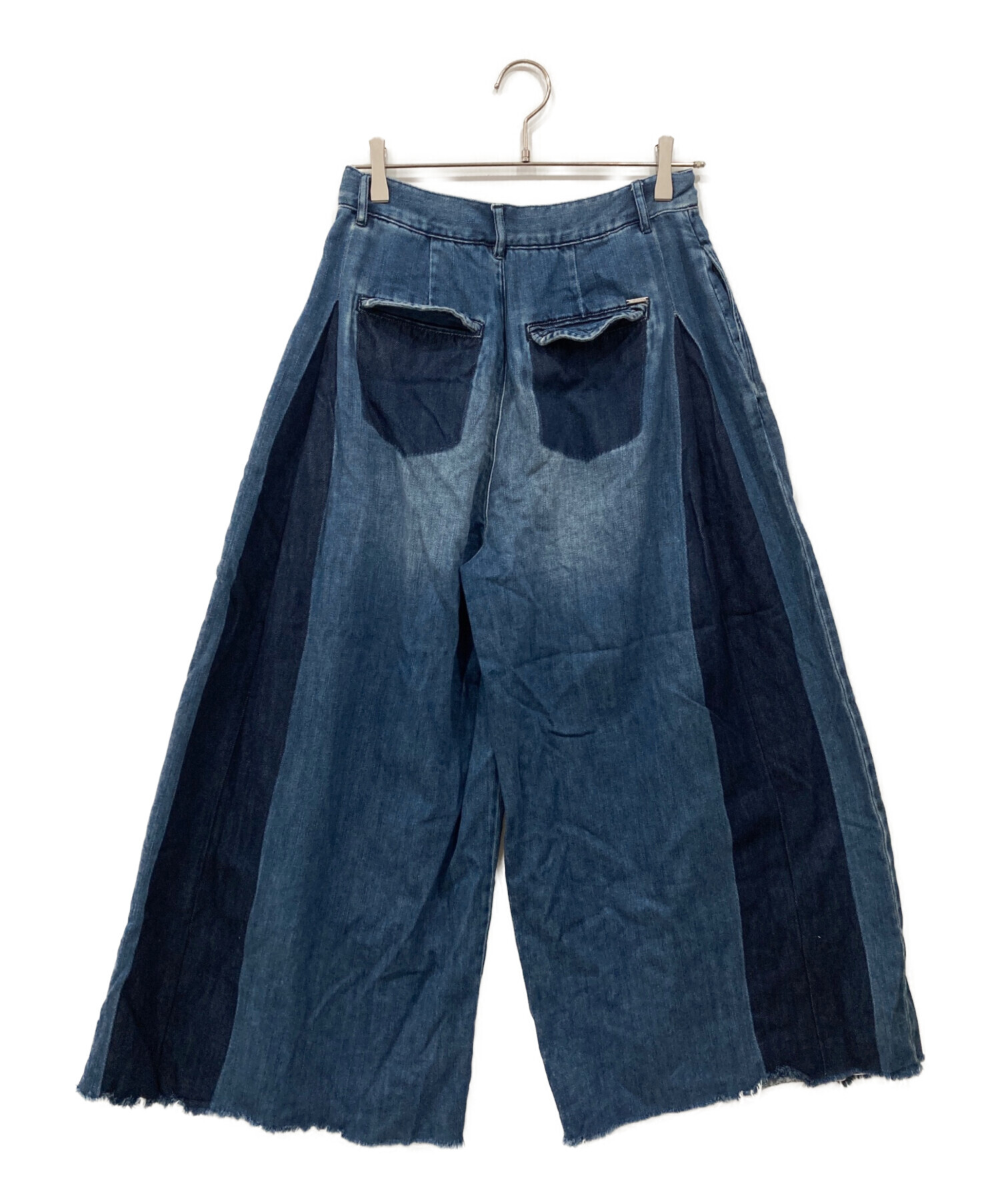 中古・古着通販】DIESEL (ディーゼル) ワイドデニムパンツ インディゴ