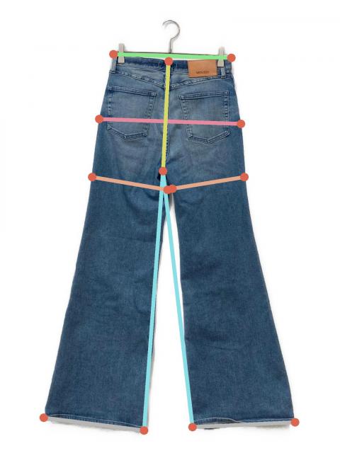 中古・古着通販】moussy (マウジー) フレアデニムパンツ インディゴ