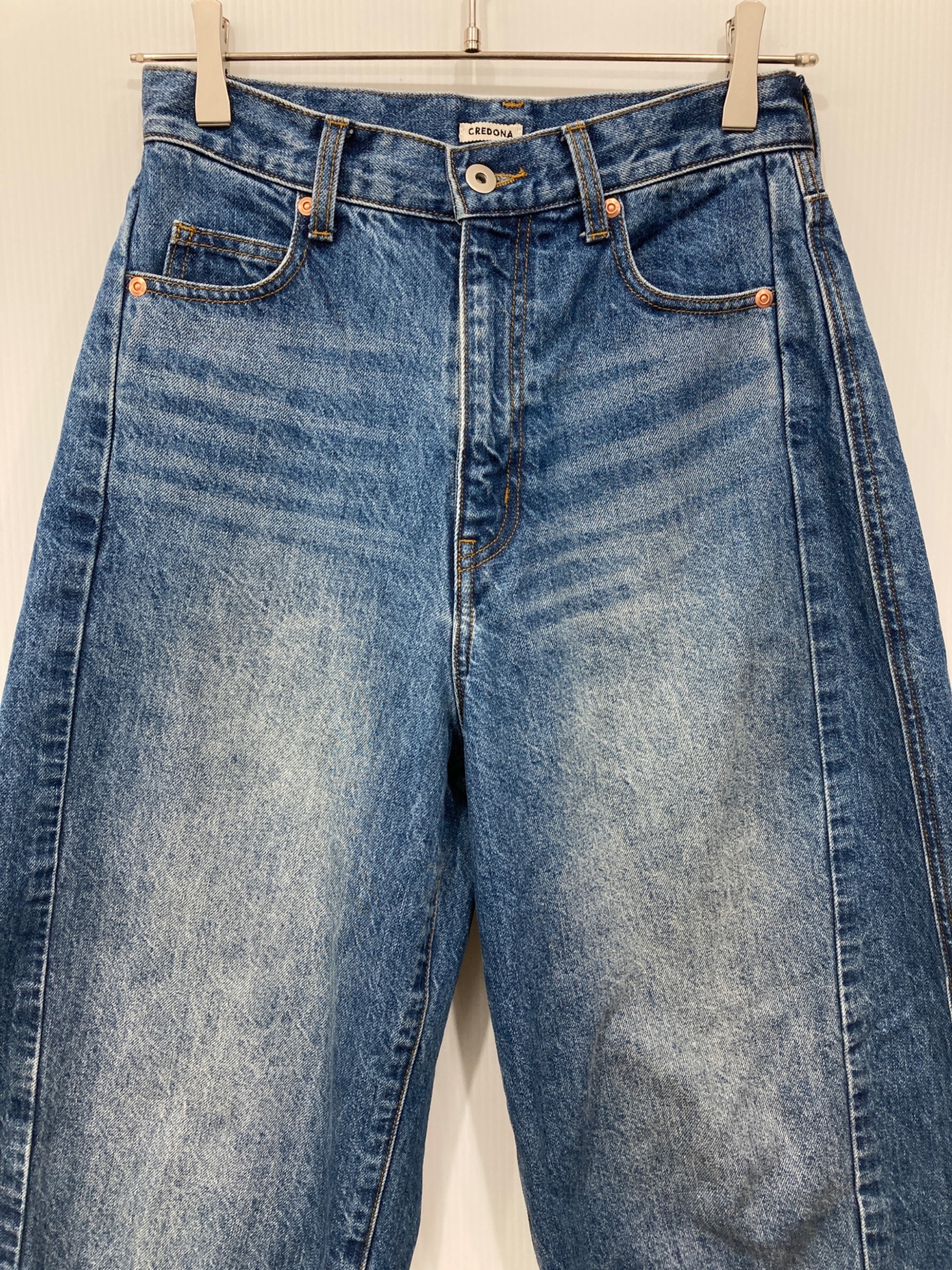 中古・古着通販】CREDONA (クレドナ) ワイドビートルデニムパンツ